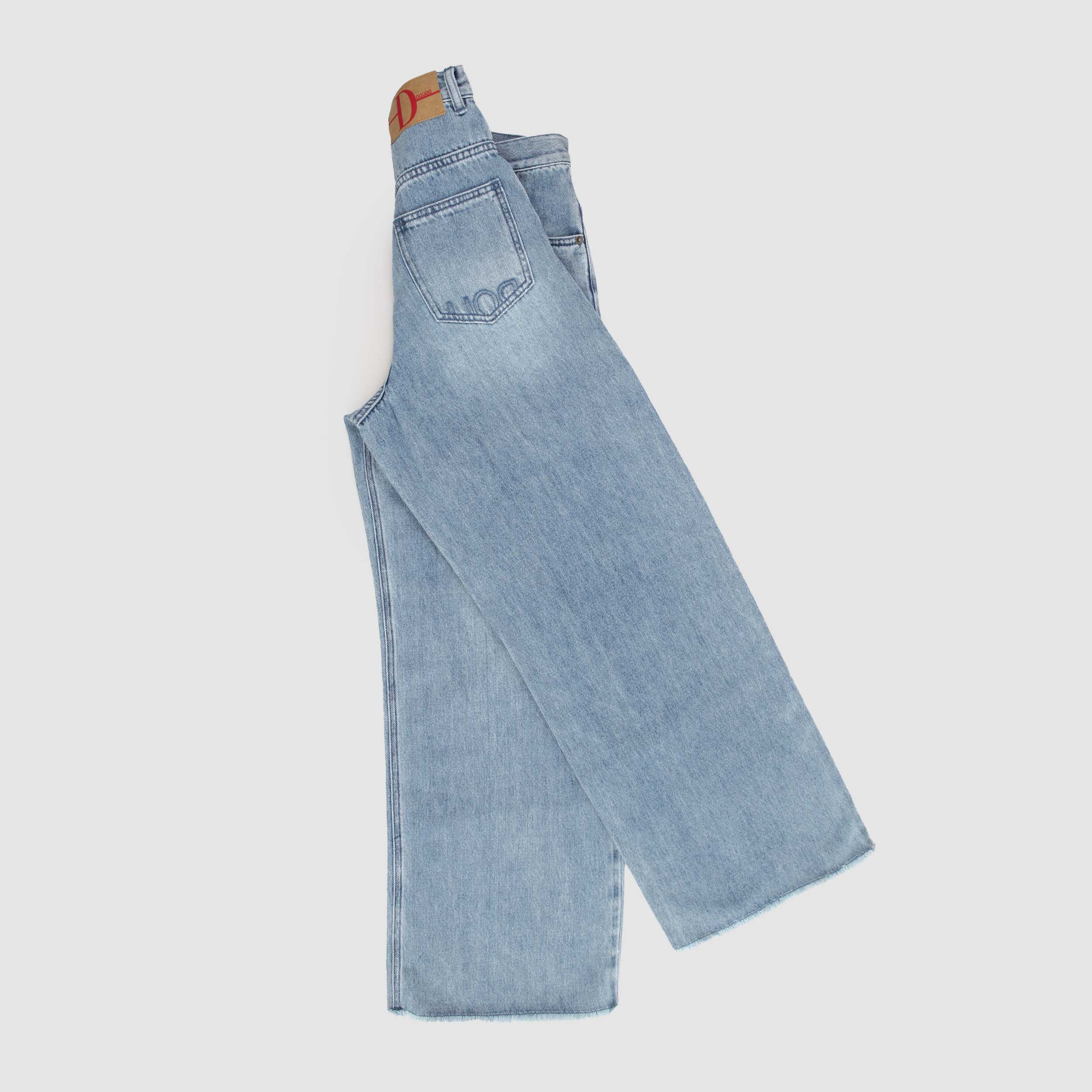 Denim Light Jeans 5 Pockets Model Largo By DOUUOD