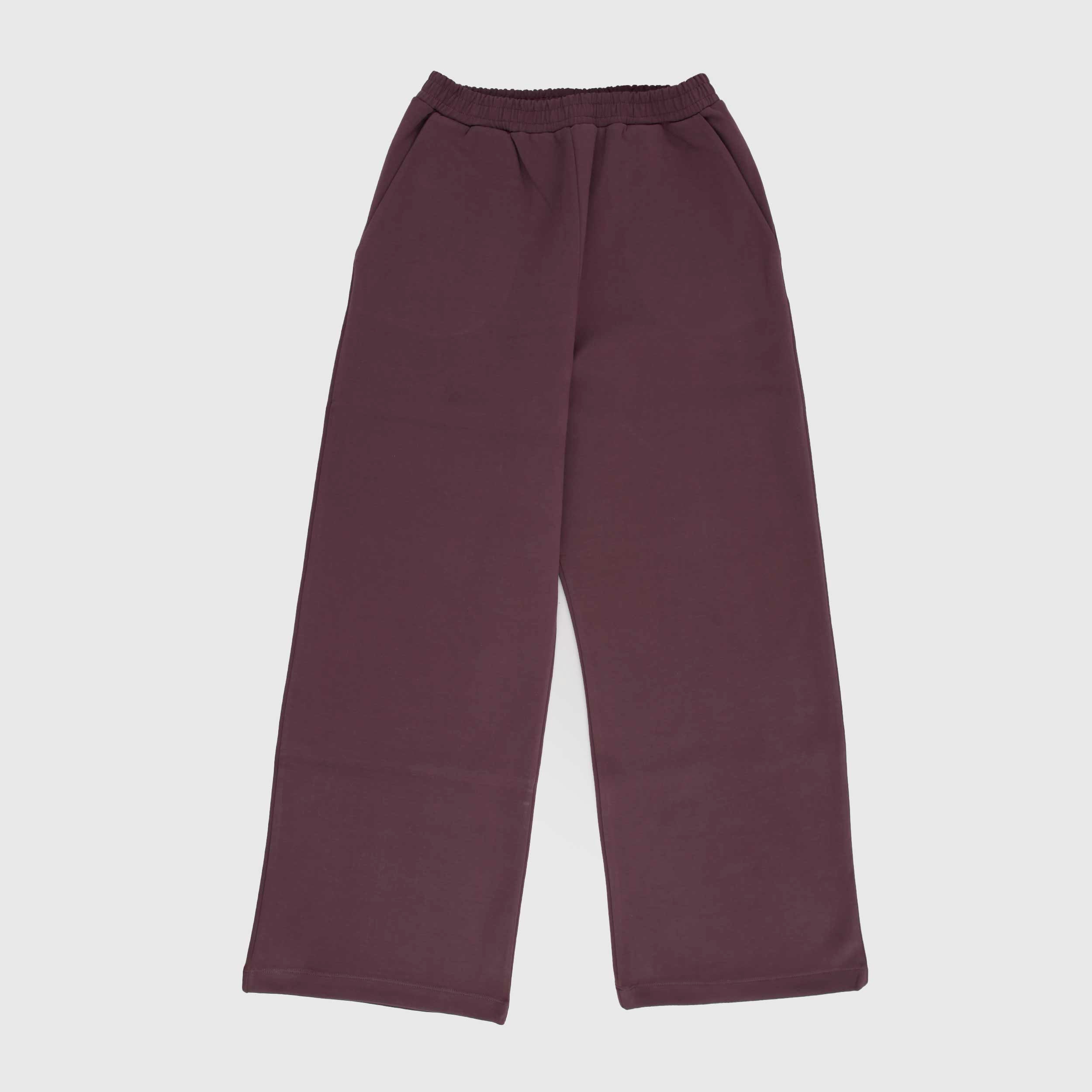 Pantalone Color Prugna a Gamba Larga per Ragazza by DOUUOD