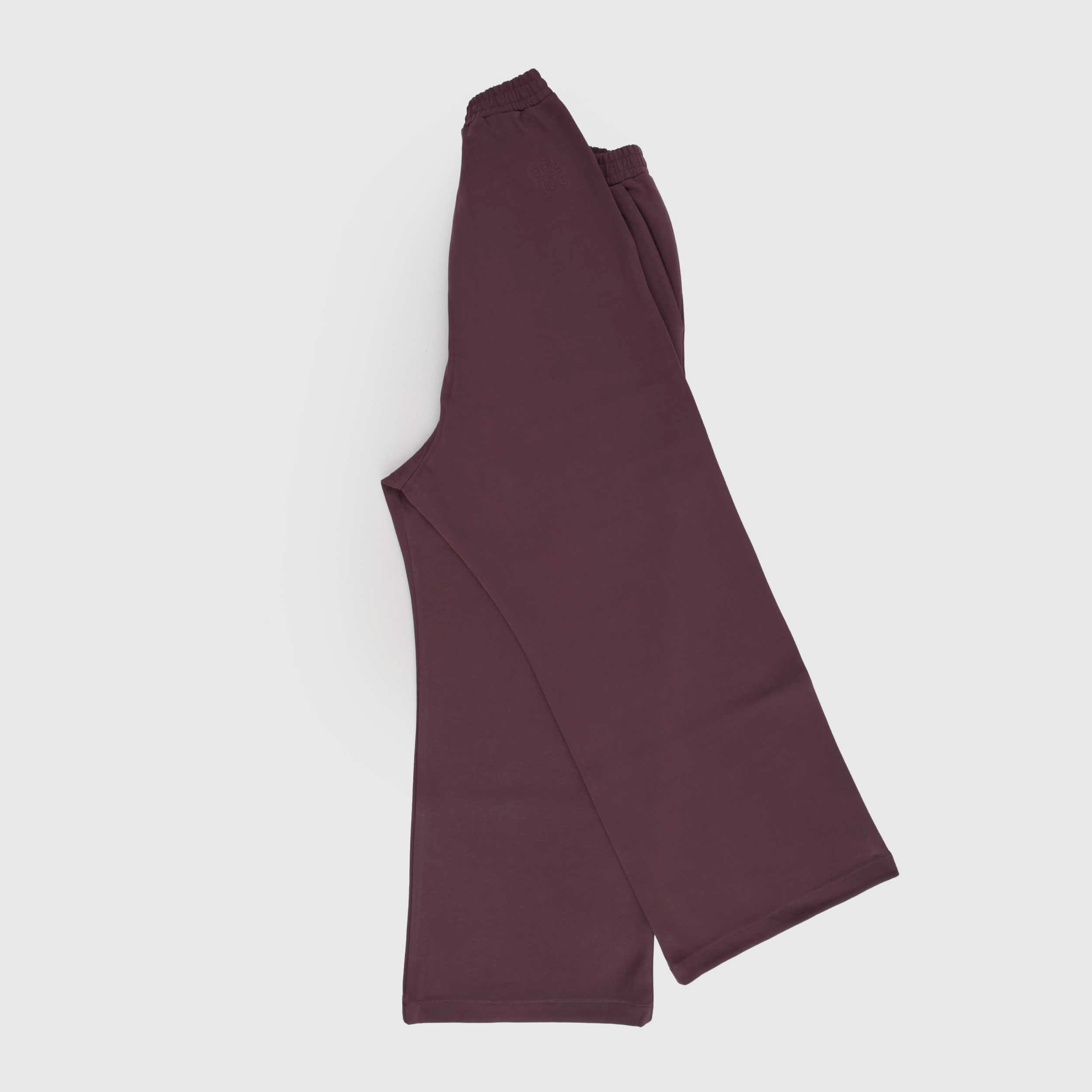 Pantalone Color Prugna a Gamba Larga per Ragazza by DOUUOD