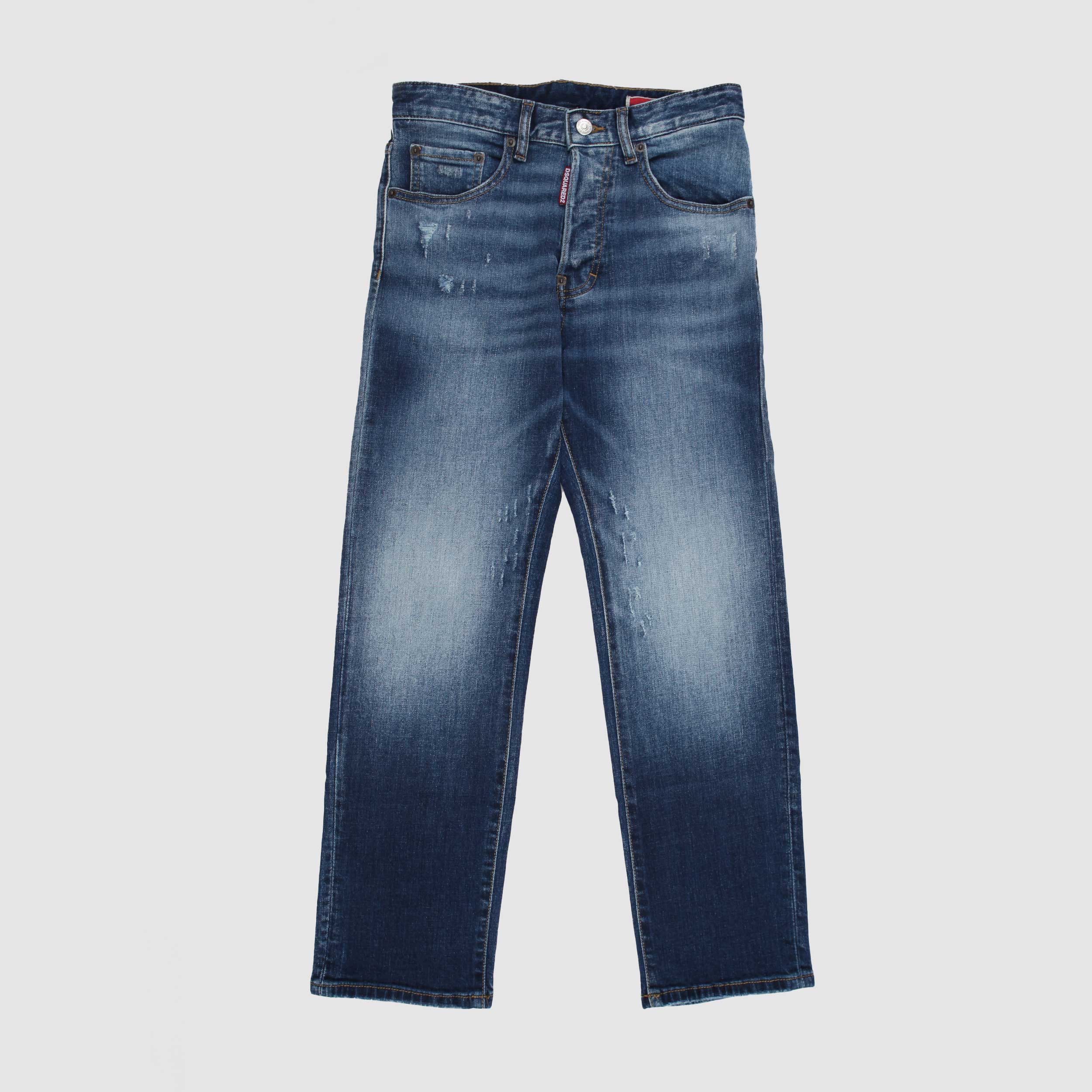 Jeans Cinque Tasche Slavato Modello Dritto By DSQUARED2