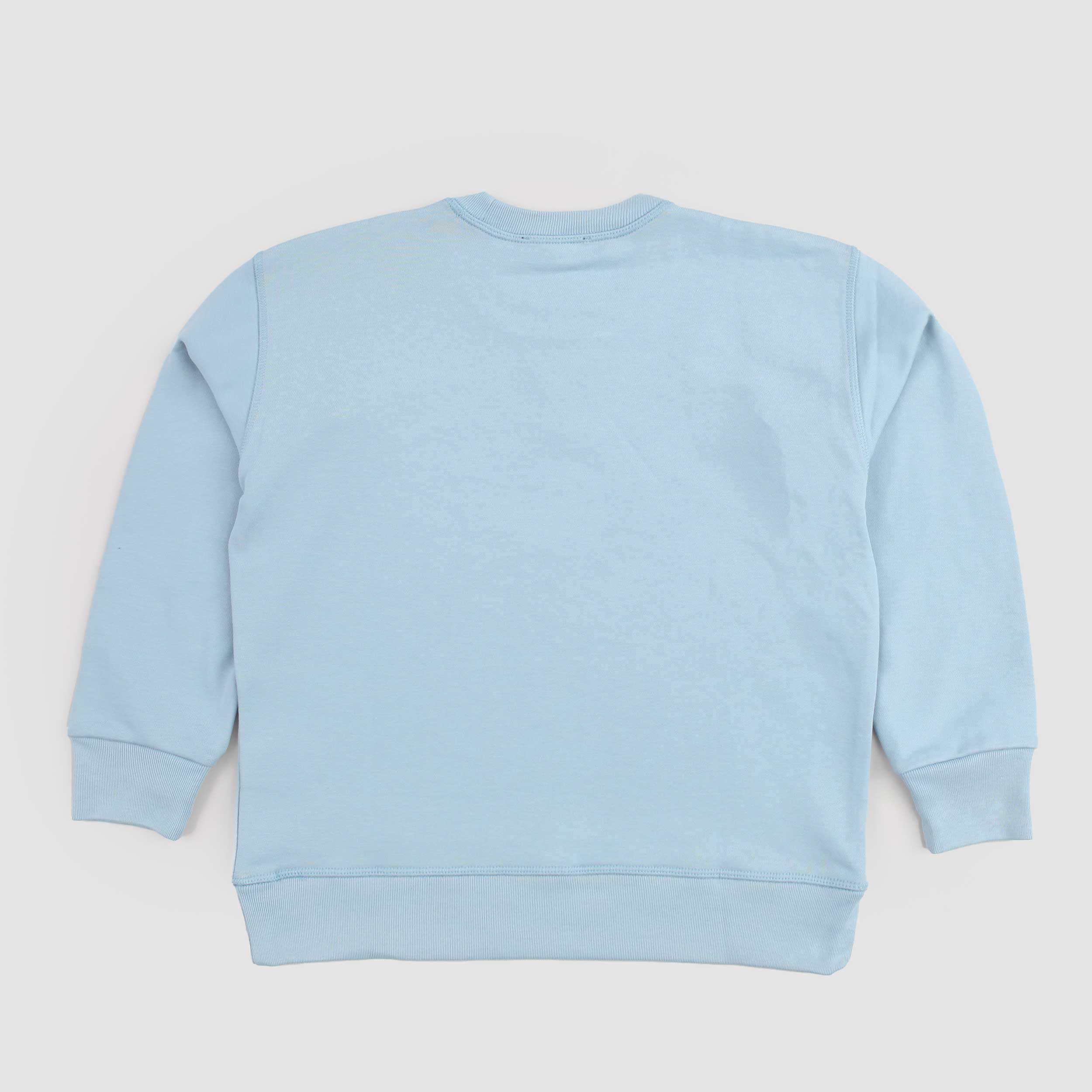 Felpa Celeste Con Scritta Iconica In Rilievo Firmata DSQUARED2