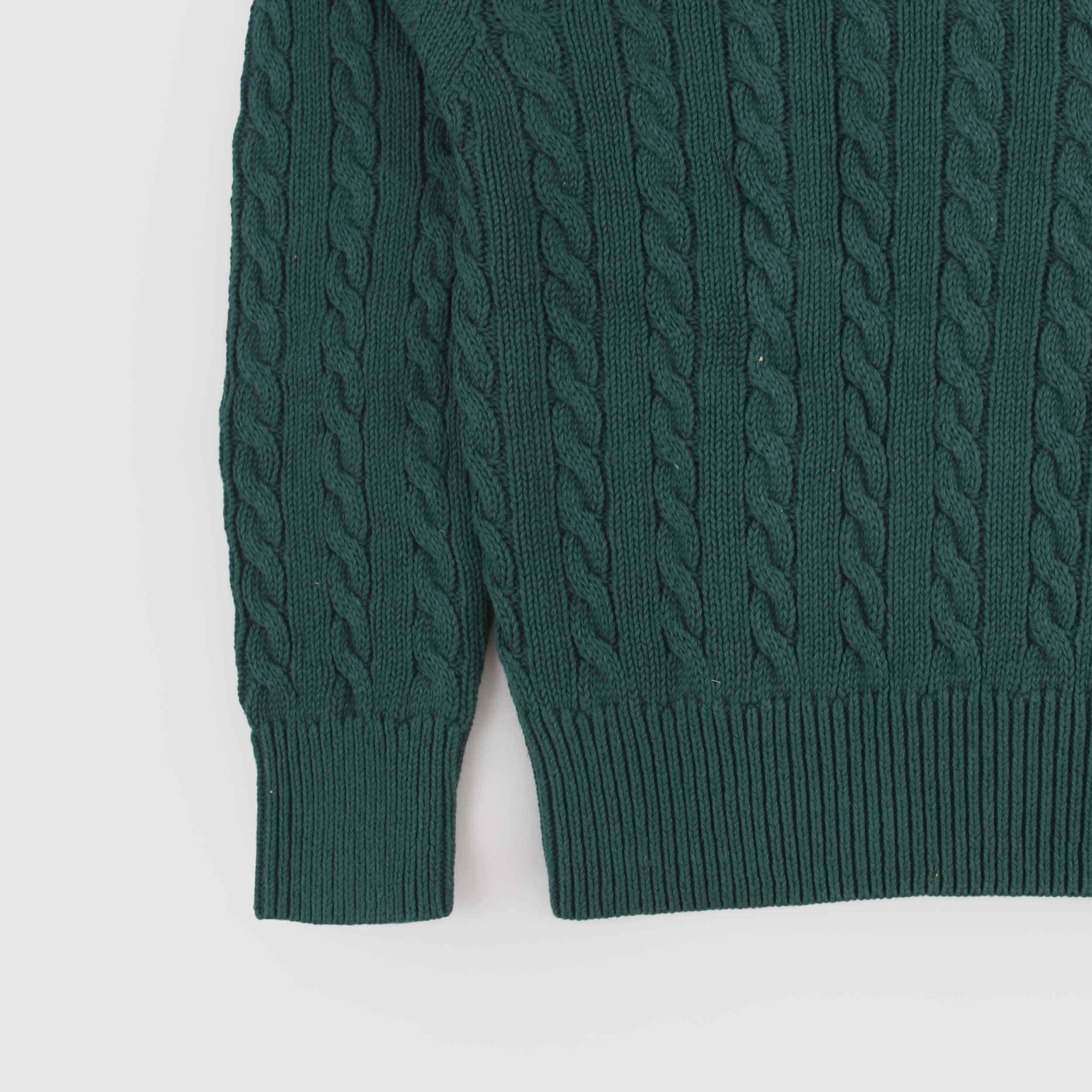 Maglioncino Verde con Taschino Marrone Firmato DSQUARED2