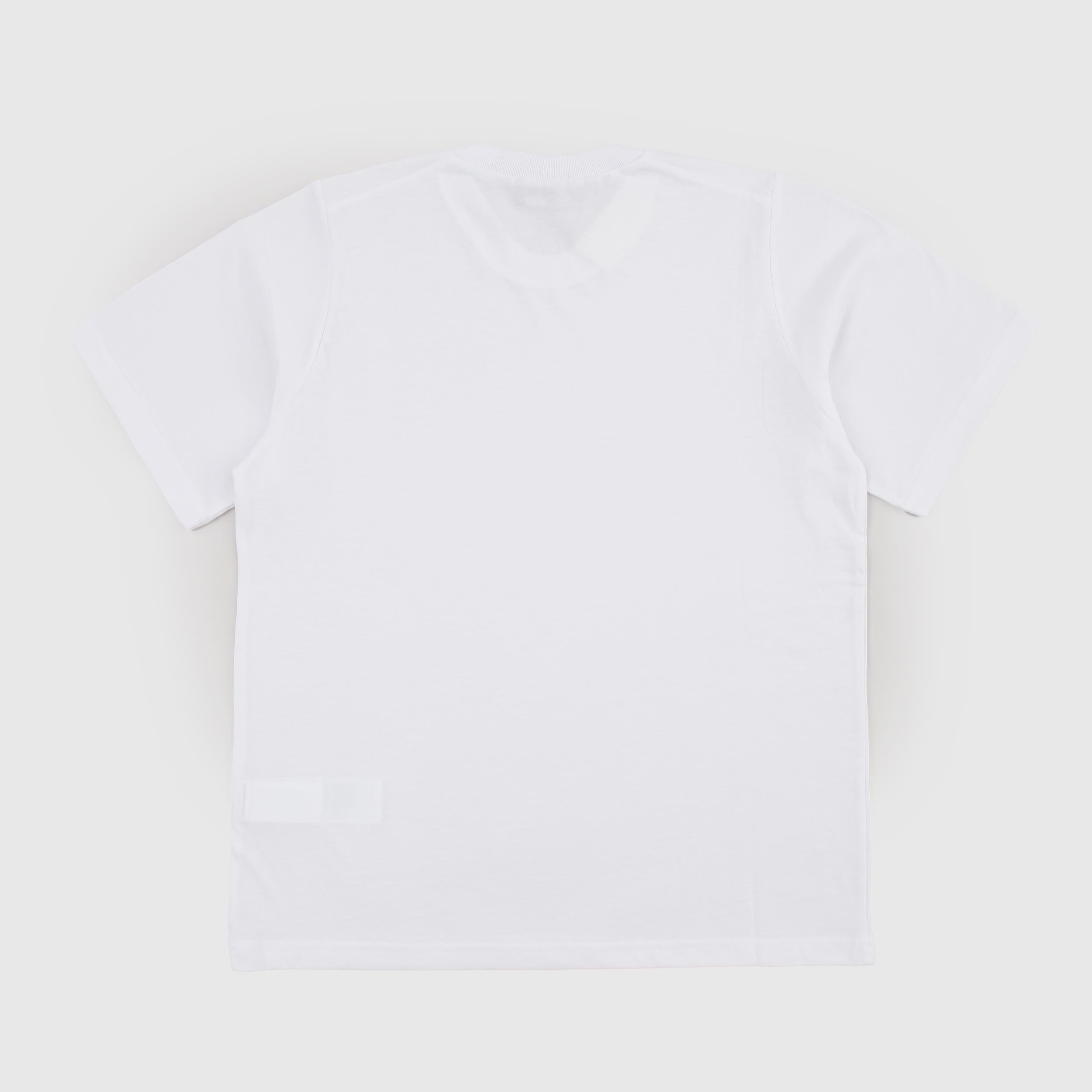 T-shirt Bianca con Logo Rosso Firmata DSQUARED2