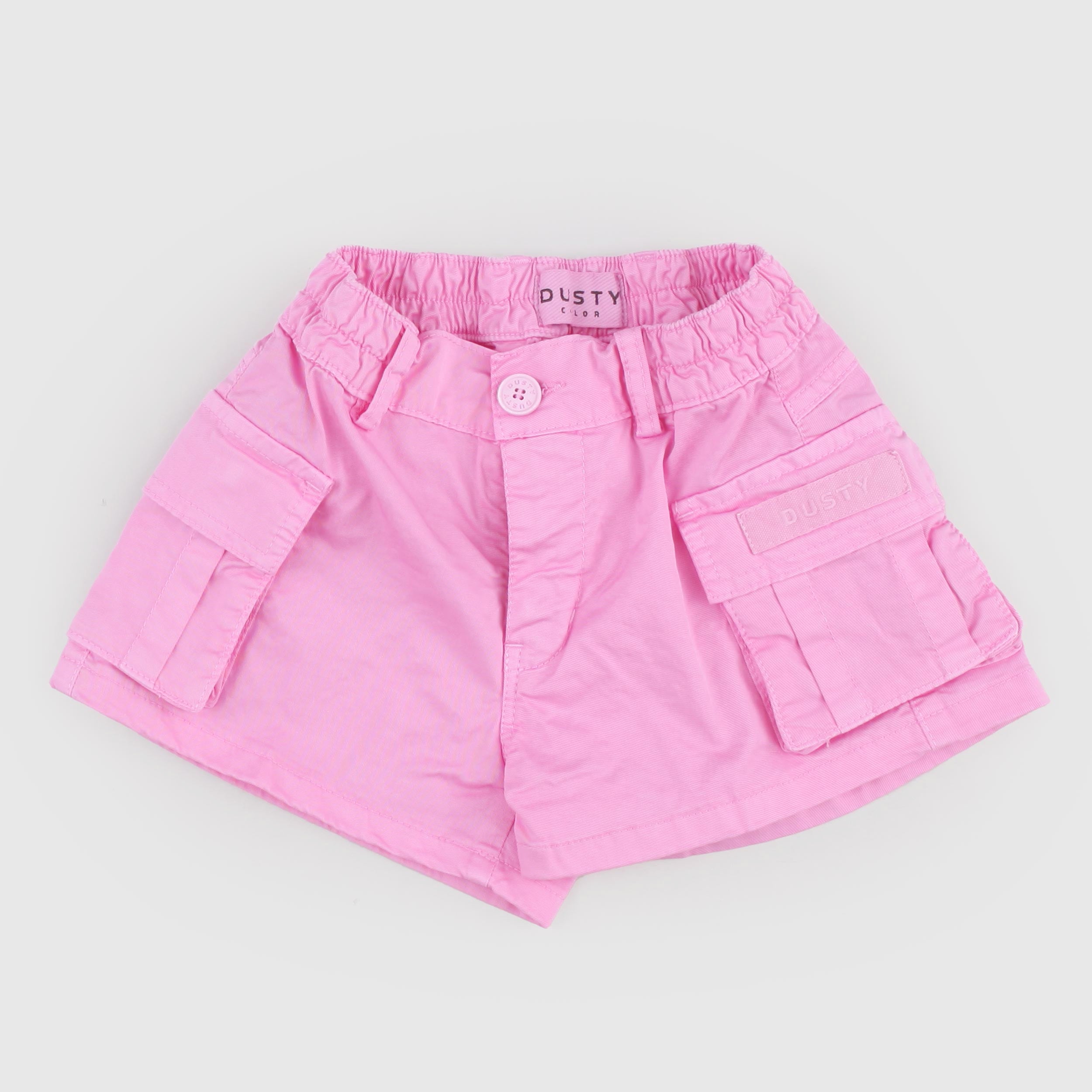 Shorts Fucsia con Lampo e Bottone Firmati DUSTY COLOR