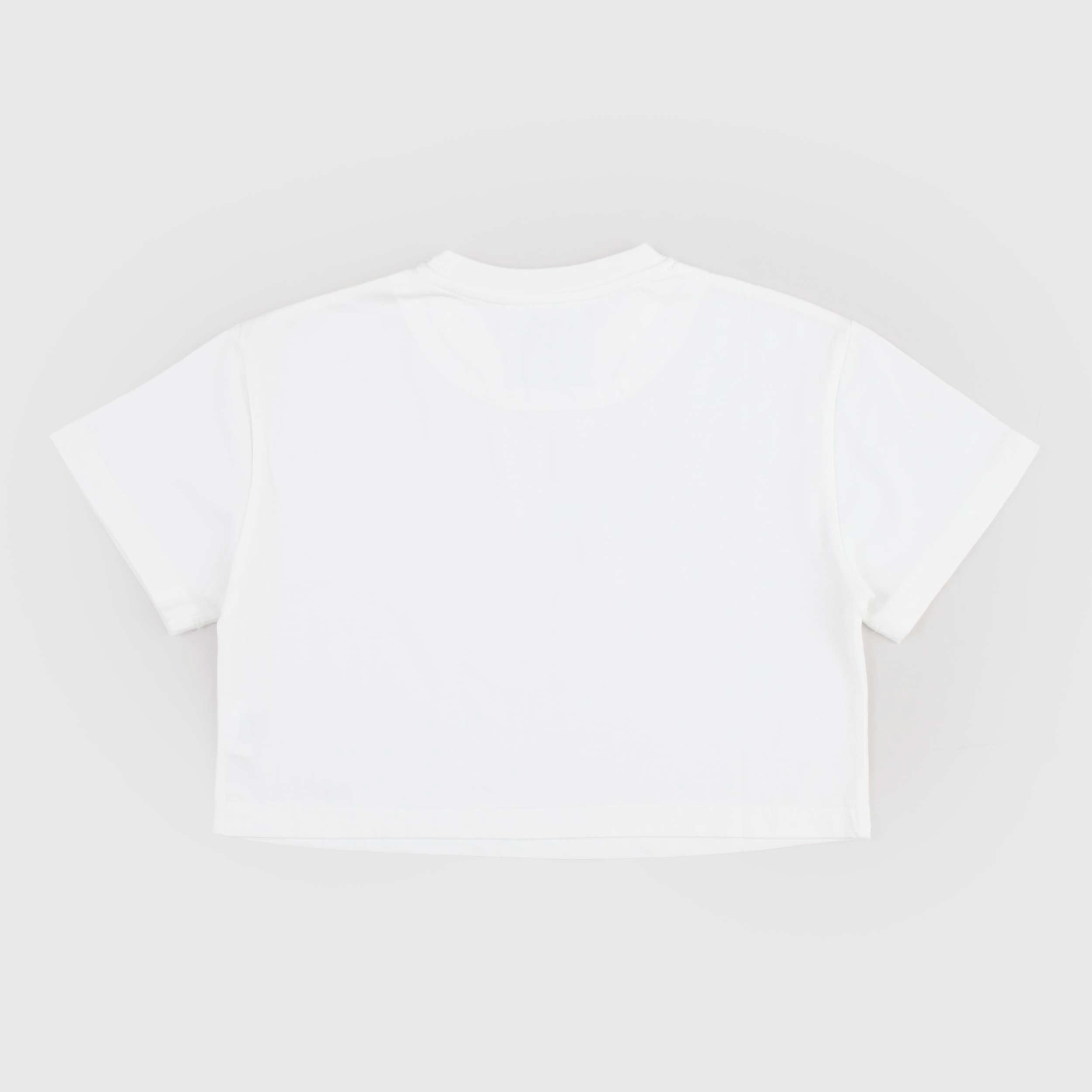 T-shirt Color Latte Modello Corto Firmata DUSTY COLOR