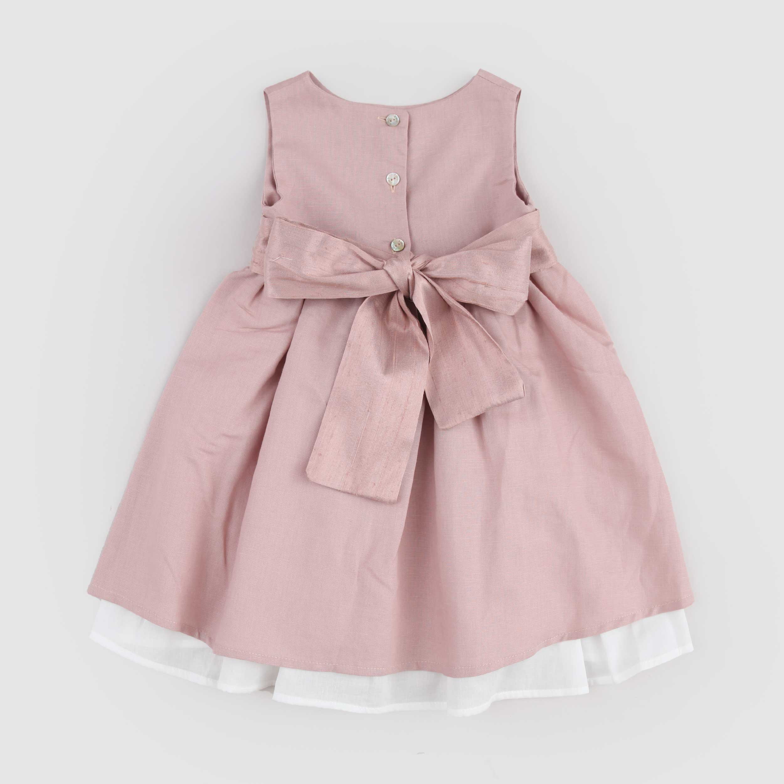 Abito Rosa Antico Smanicato Firmato EMMA G STYLE