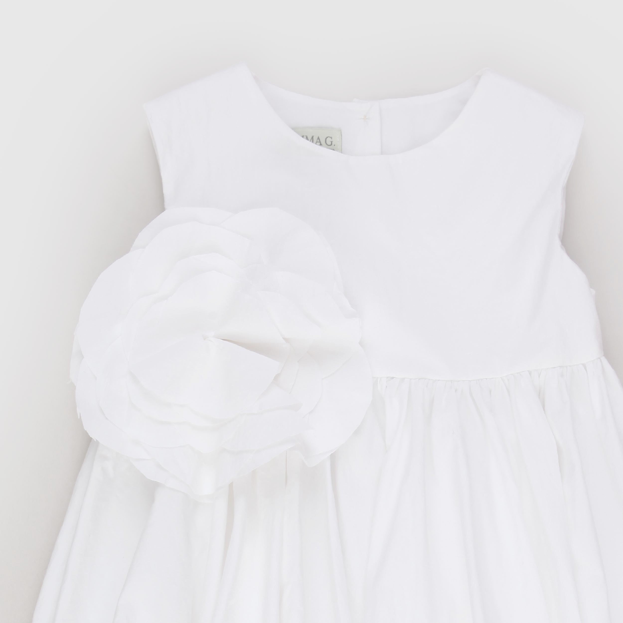 White Dress with Flowers by Emma G Style