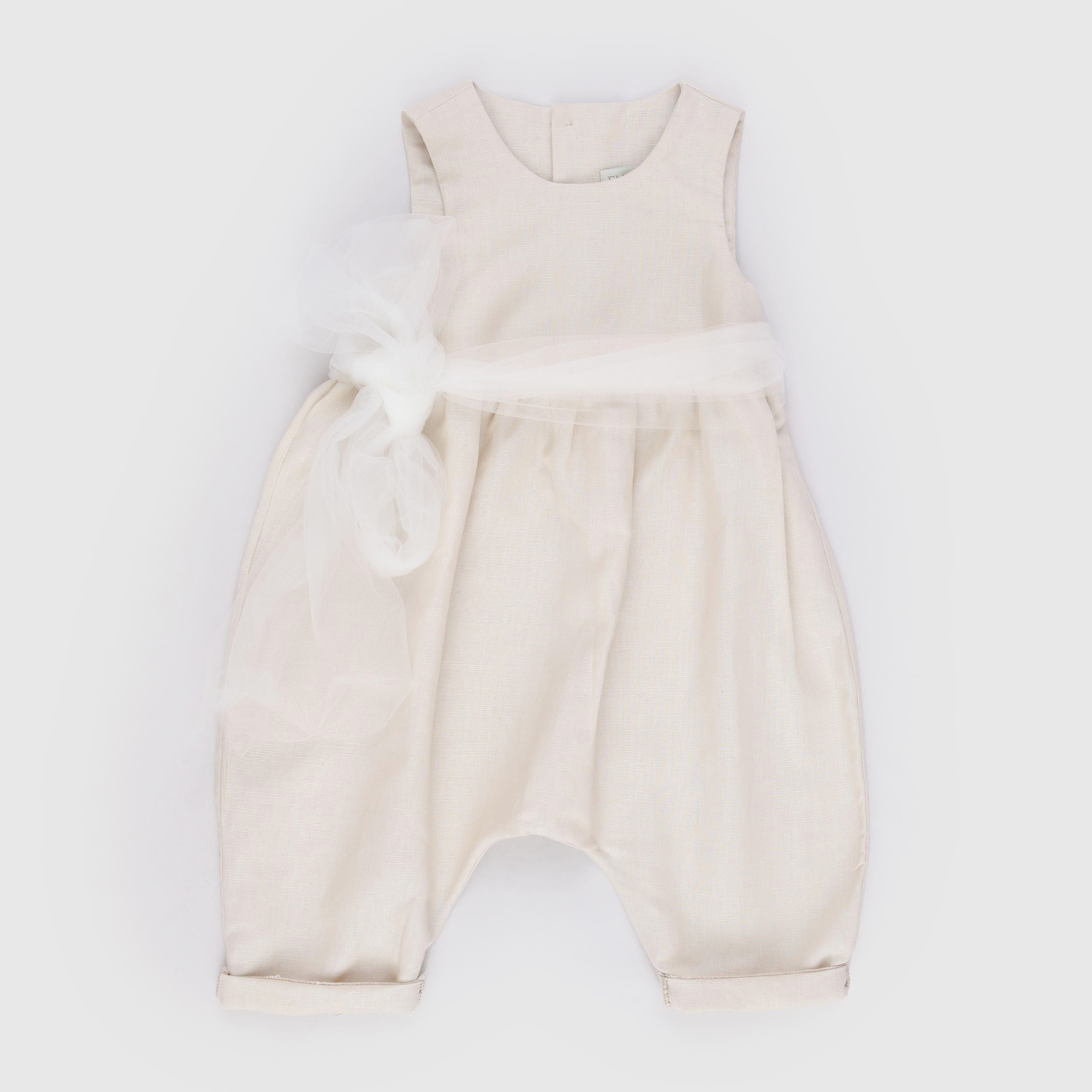 Pagliaccetto Beige con Cinta Firmato EMMA G STYLE