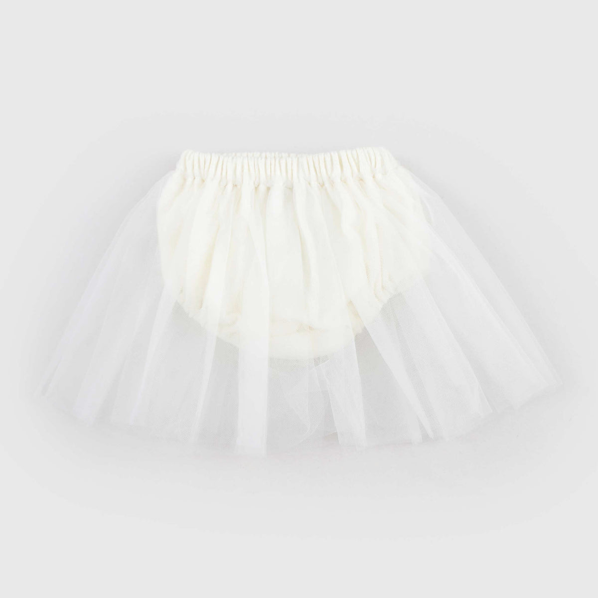 Culotte Latte in Tulle e Cotone per Neonata by EMMA G STYLE