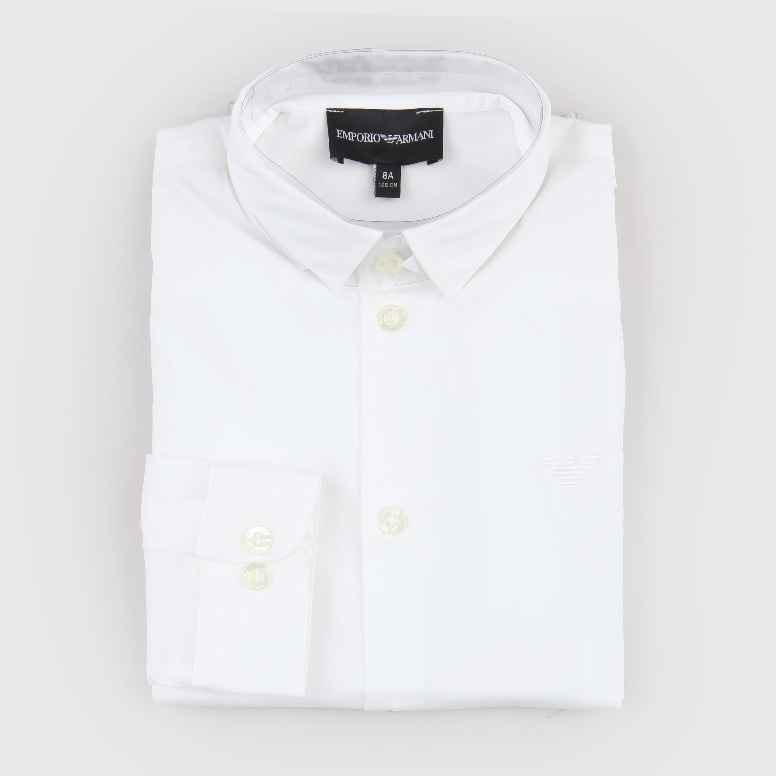 Camicia con Bottoni in Madreperla Firmata ARMANI JUNIOR