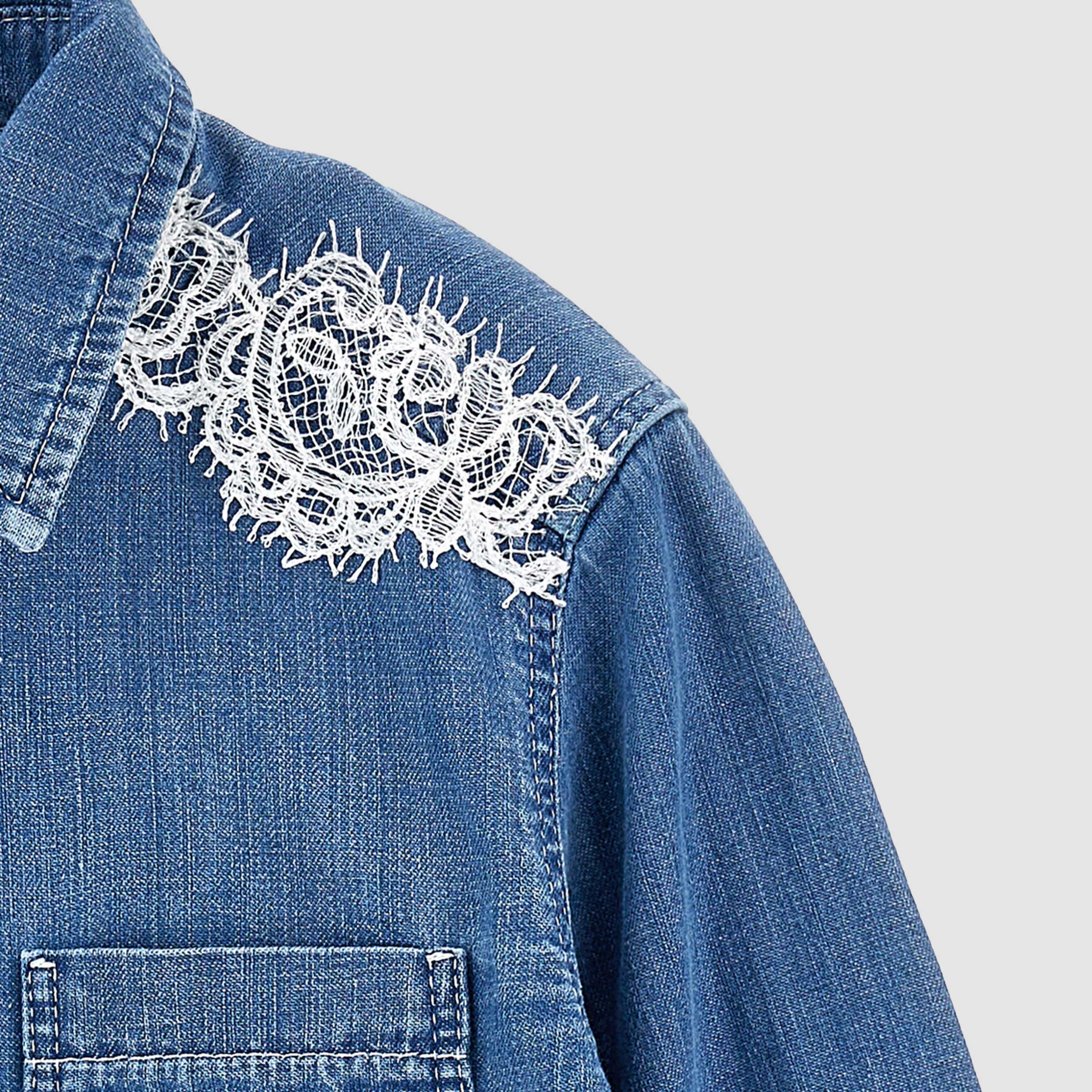 Camicia di Jeans Celeste Firmata ERMANNO SCERVINO