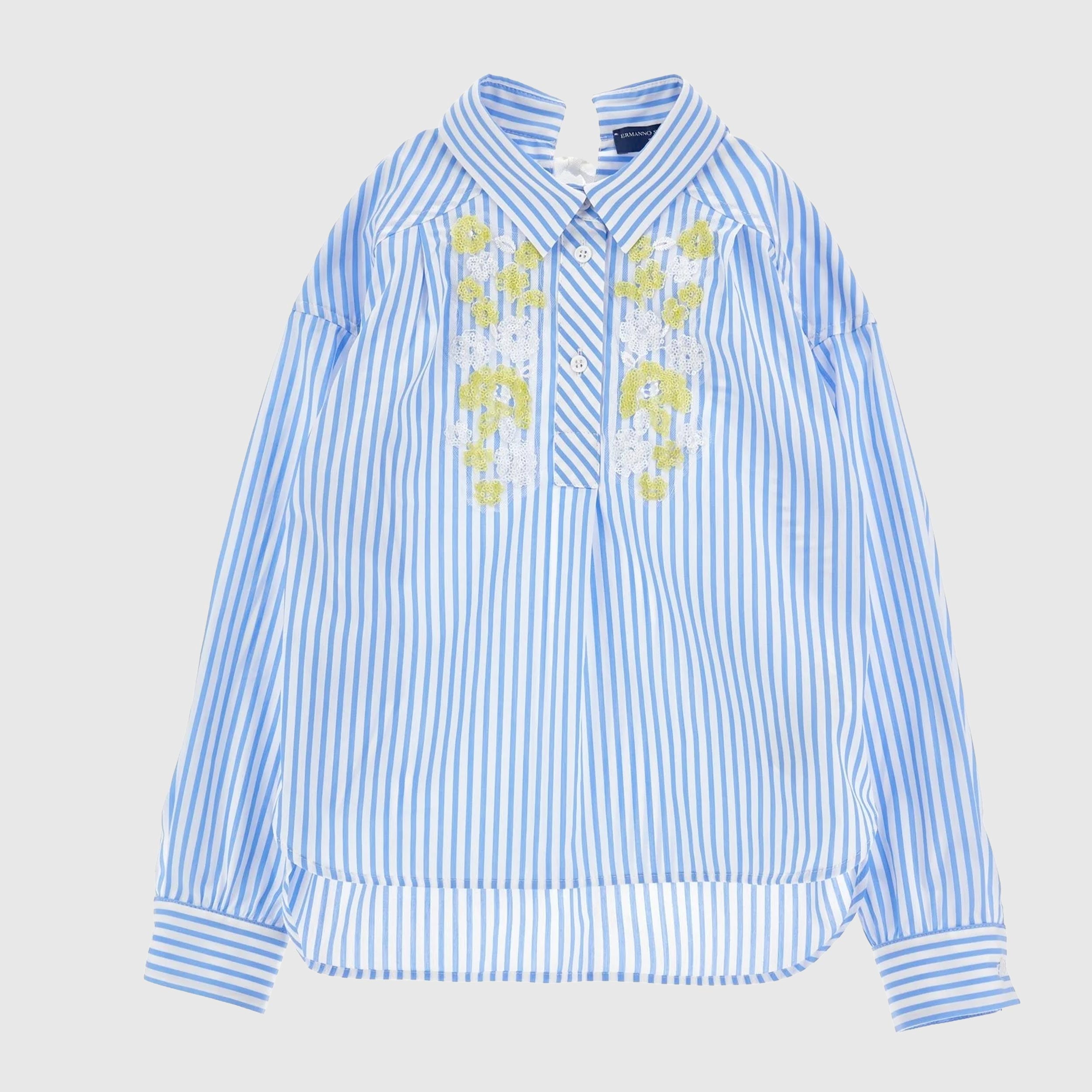 Camicia Modello Polo con Ricami Firmata ERMANNO SCERVINO