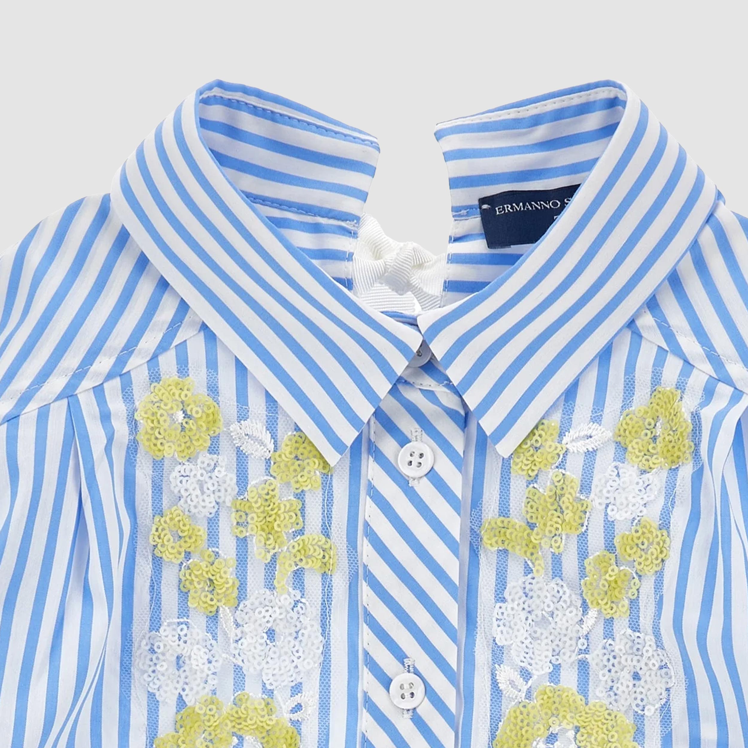 Camicia Modello Polo con Ricami Firmata ERMANNO SCERVINO