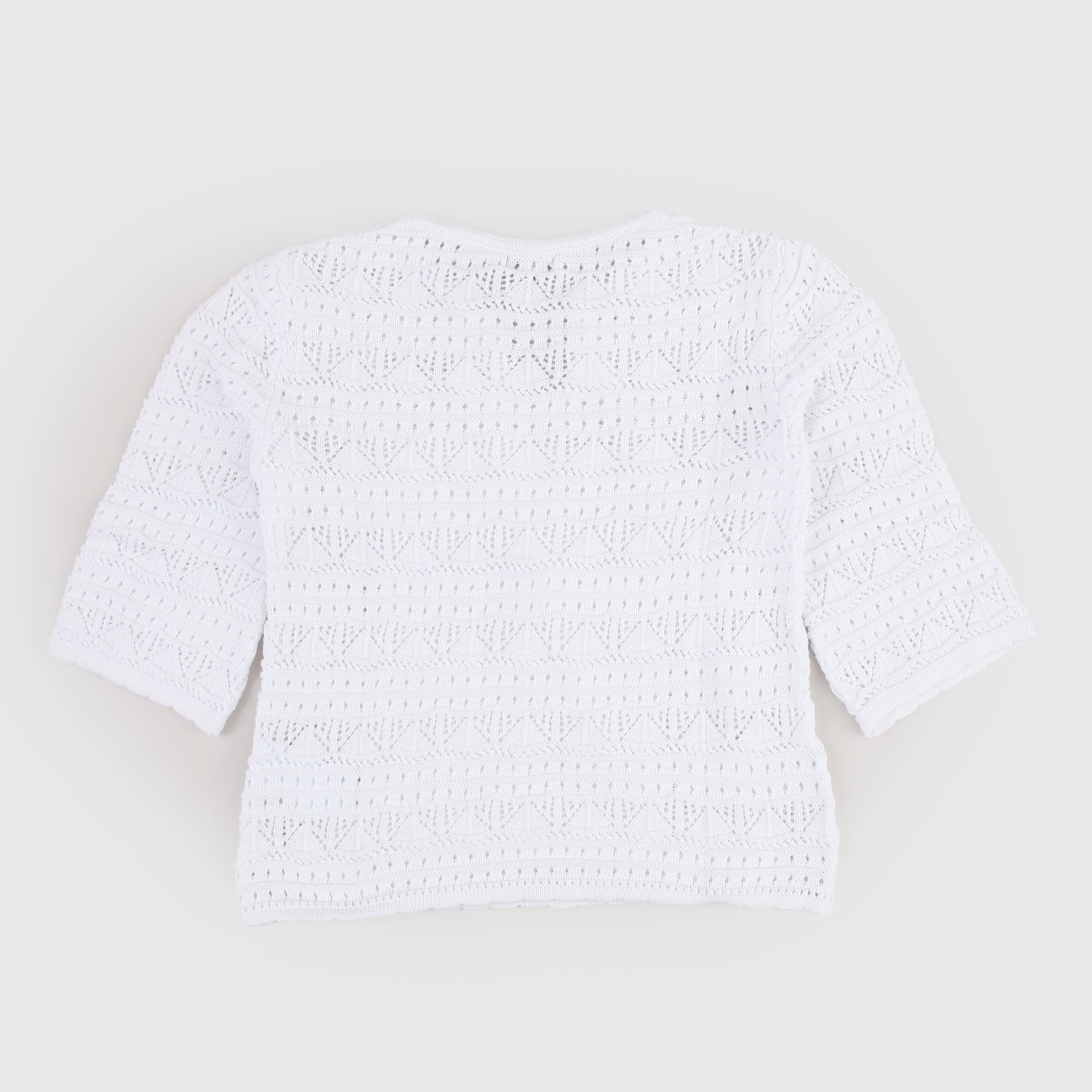 White Shirt with Small Holes by ERMANNO SCERVINO