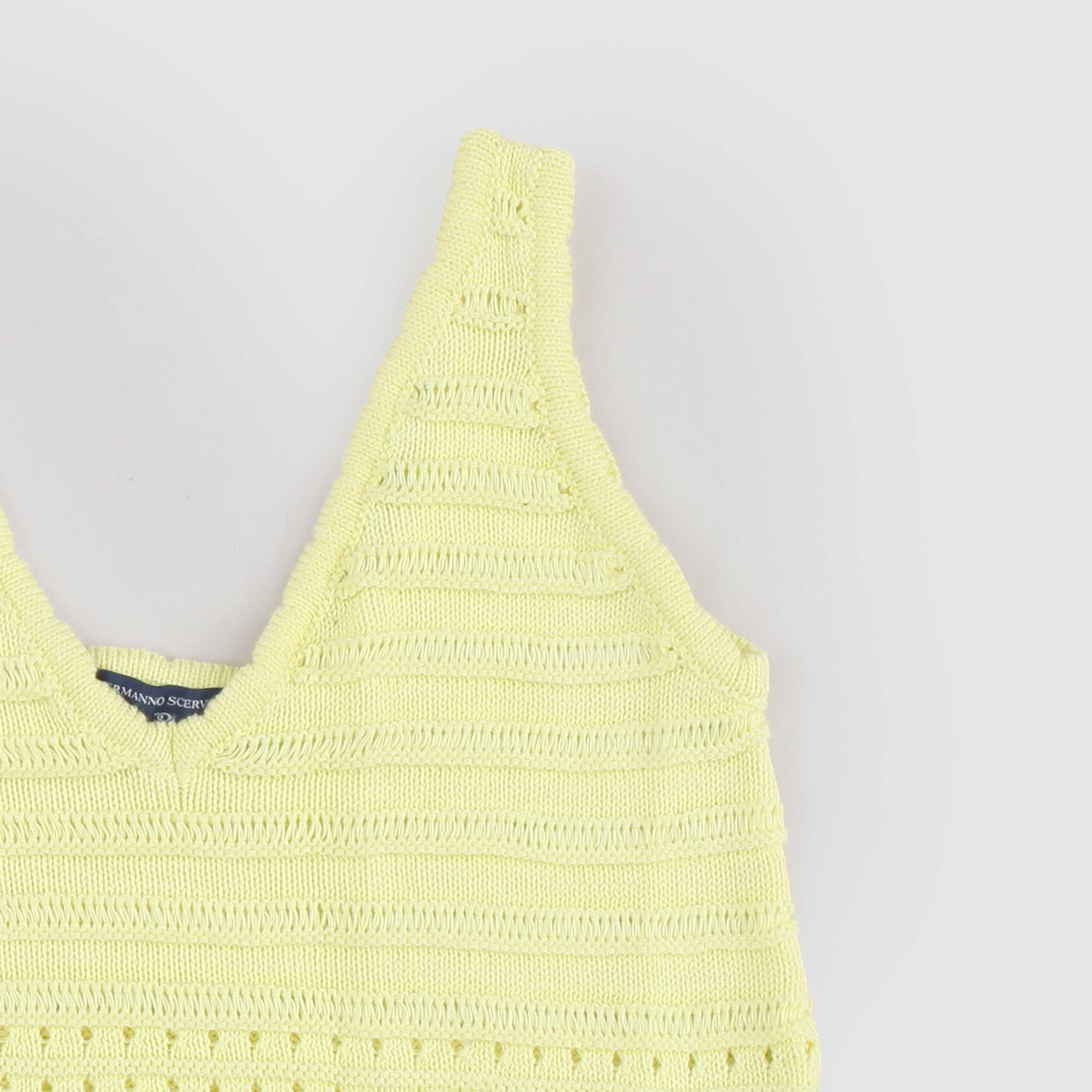 Yellow Top Narrow Strap Model Signed ERMANNO SCERVINO