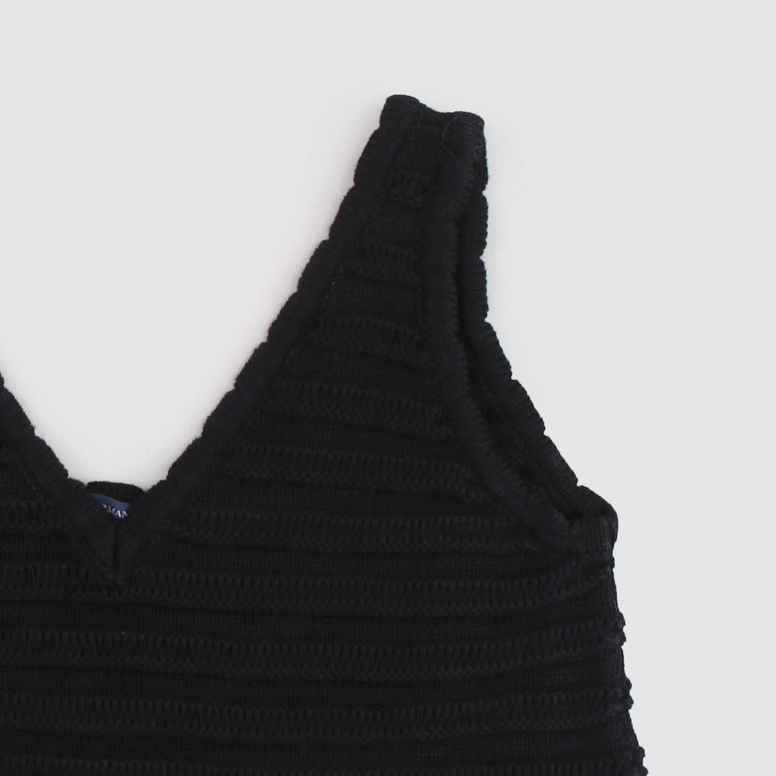 ERMANNO SCERVINO Black Top with Thin Straps