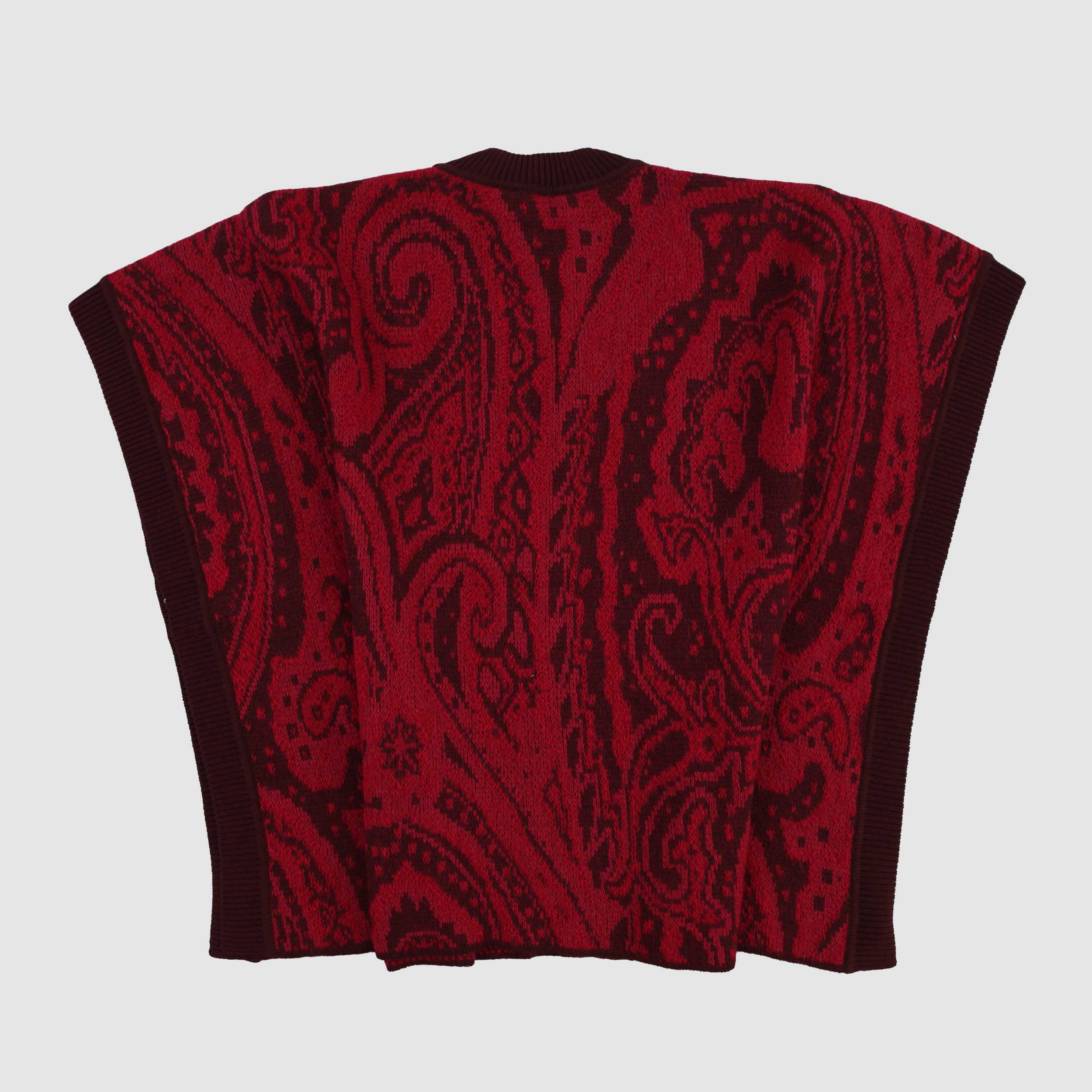 Cappa Bordeaux e Rosso Ciliegia con Stampa Fantasia By ETRO