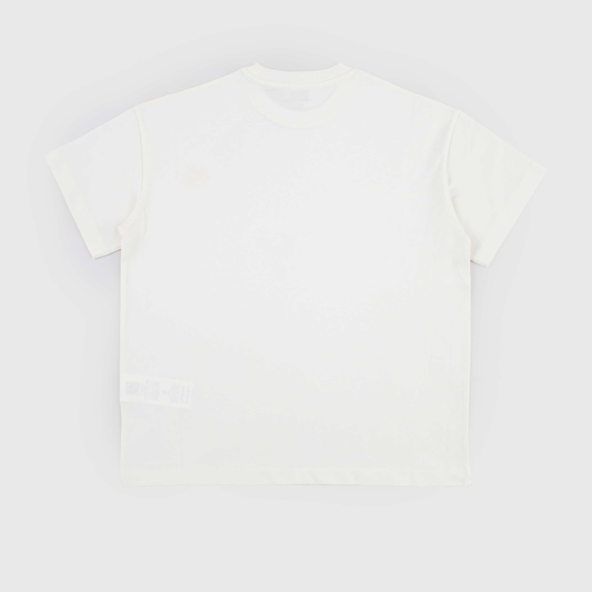 T-shirt Color Crema con Logo Giallo Firmata ETRO