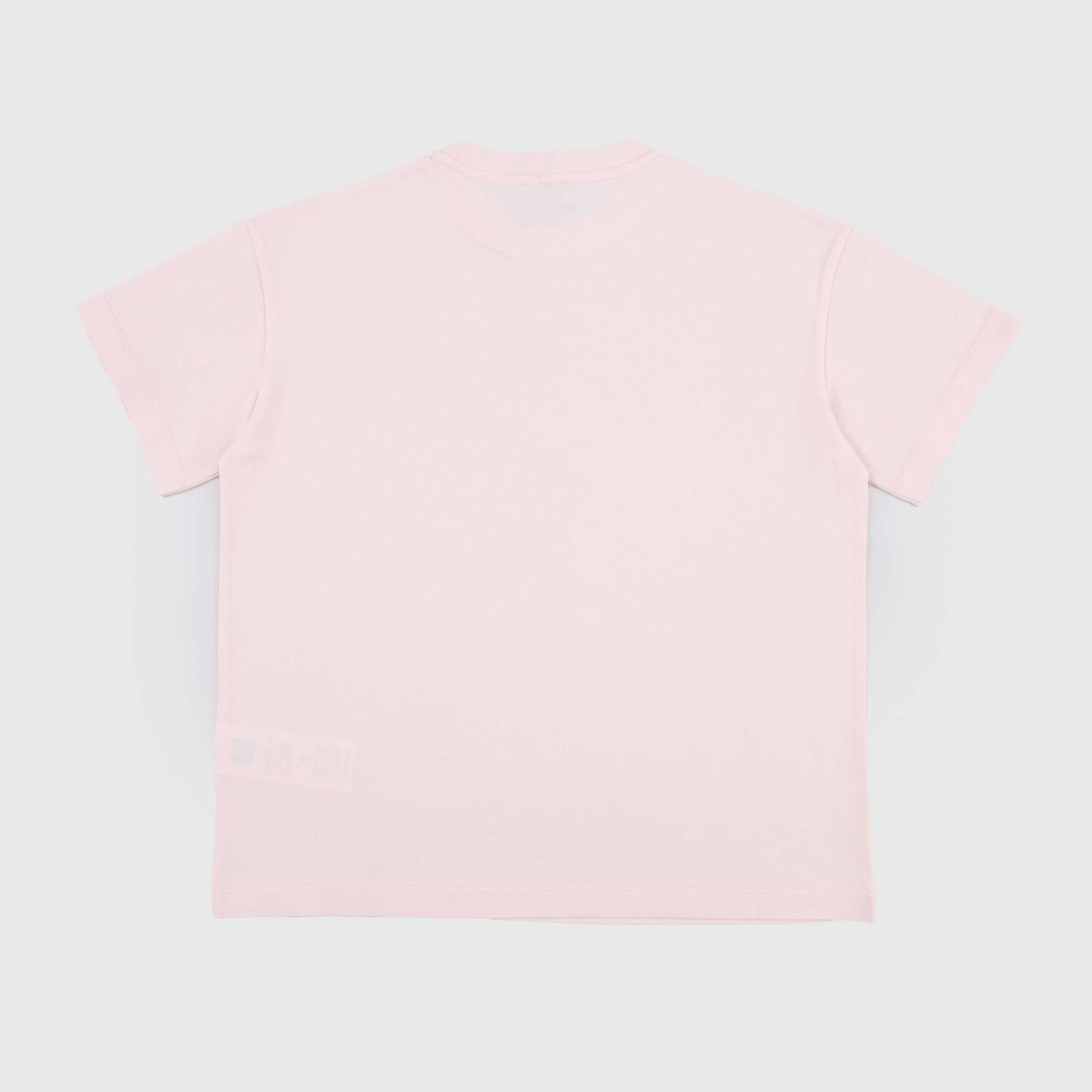 T-shirt Rosa con Logo Ricamato Firmata ETRO
