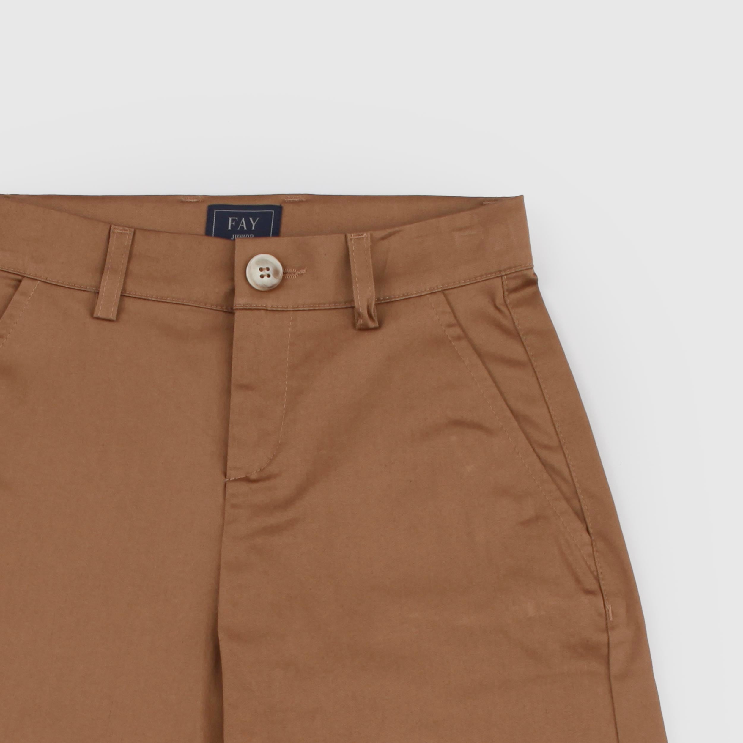 Bermuda Color Cognac Firmato FAY JUNIOR