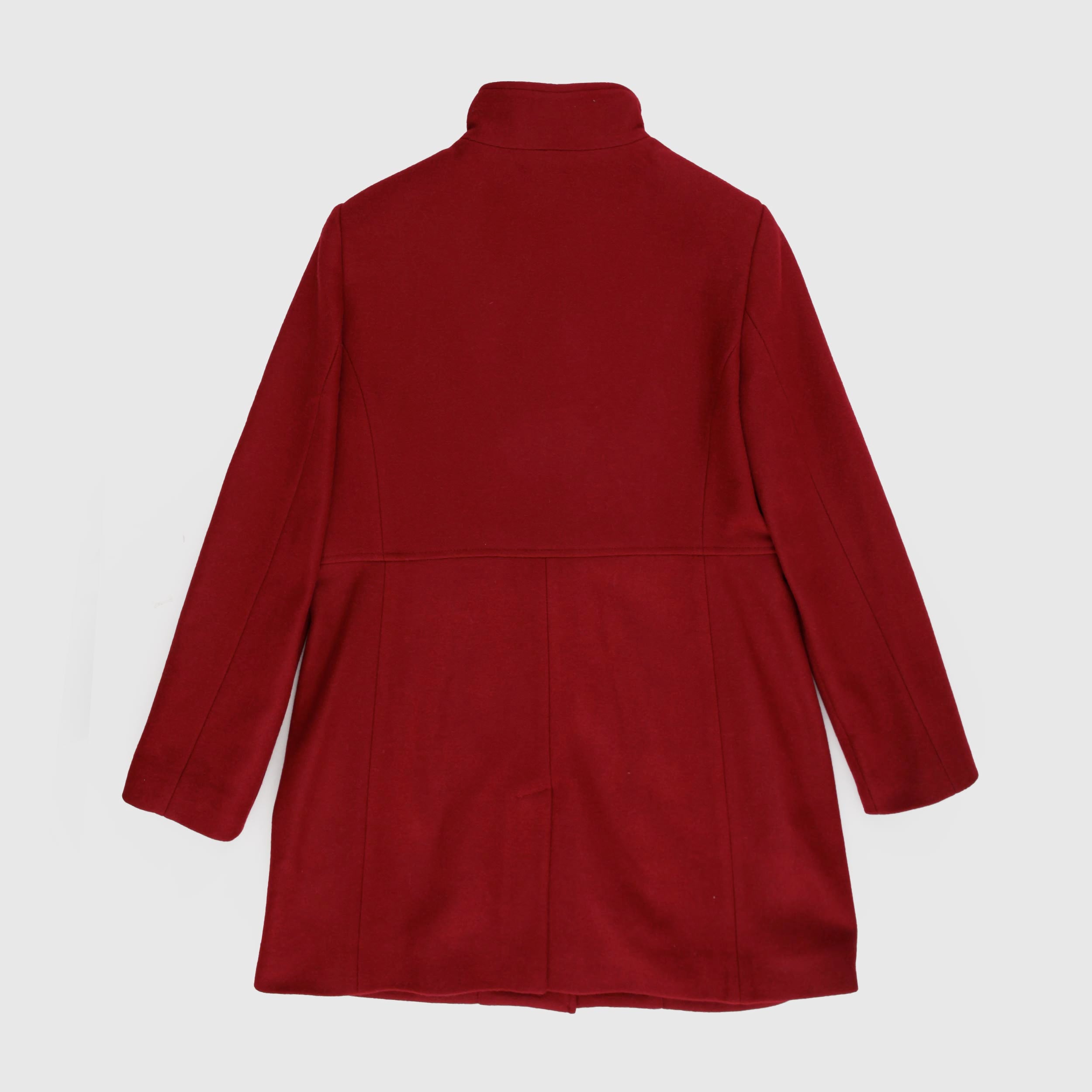 Bordeaux Coat with Carabiners for Girl By FAY JUNIOR