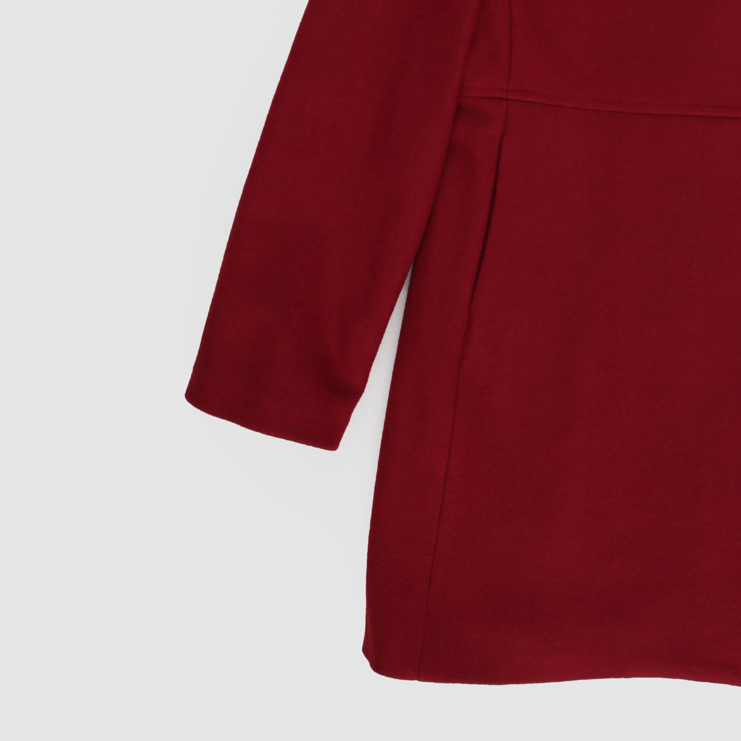 Bordeaux Coat with Carabiners for Girl By FAY JUNIOR