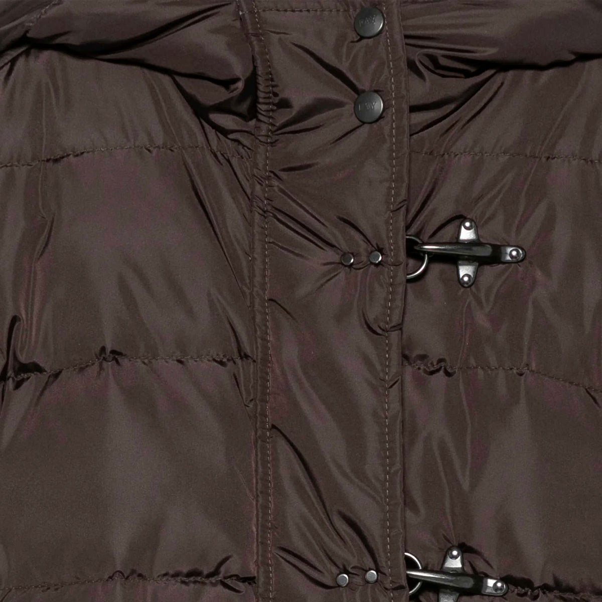 Piumino Marrone con Moschettoni per Ragazza by FAY JUNIOR
