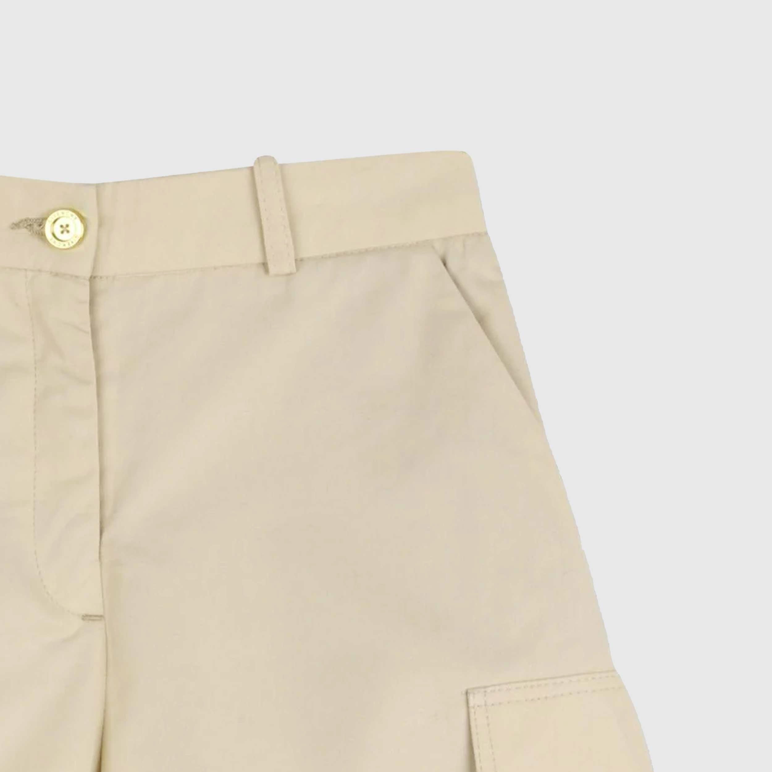 Beige Bermuda Shorts with Drawstring GIVENCHY