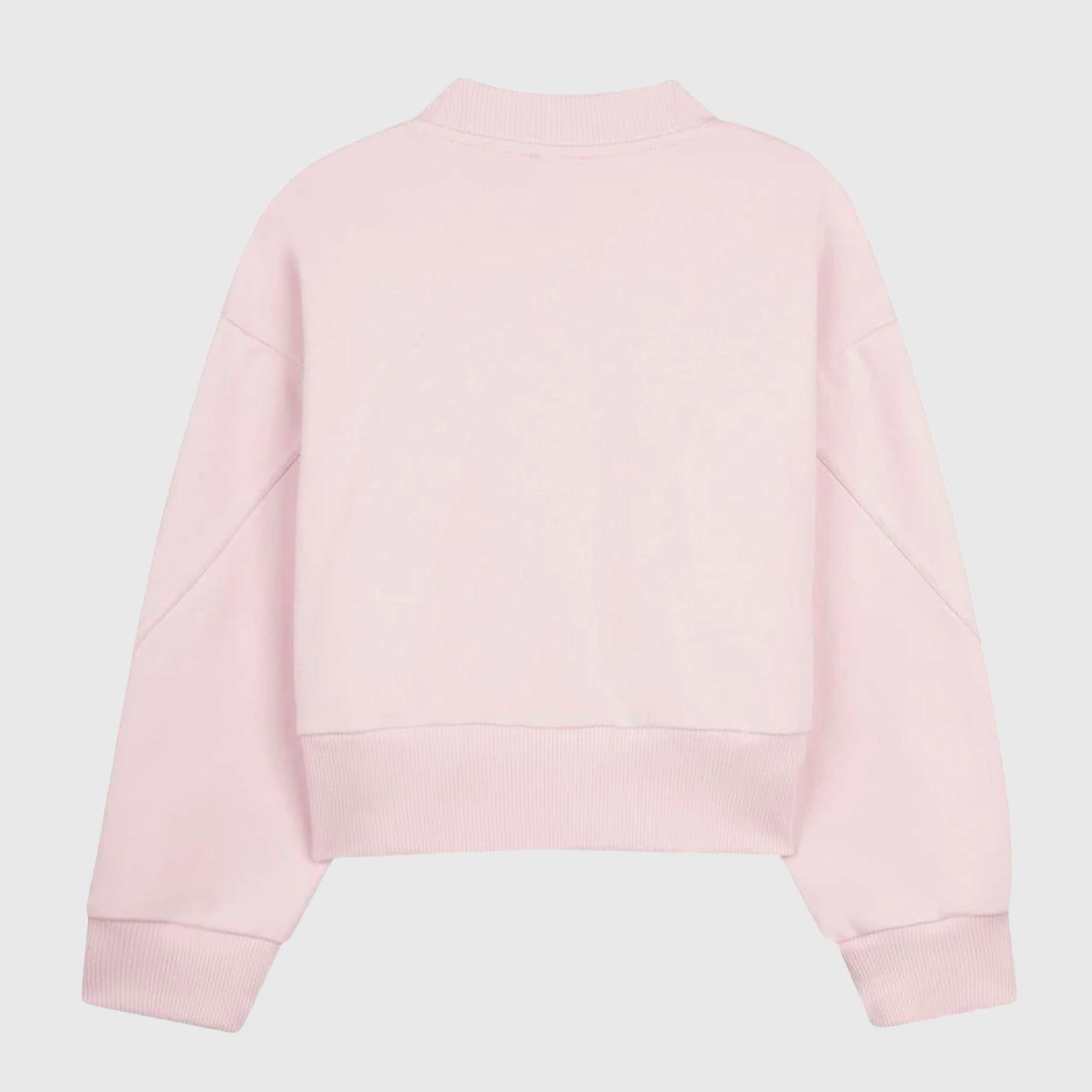 Pink Hoodie with Silver Zip Signed GIVENCHY