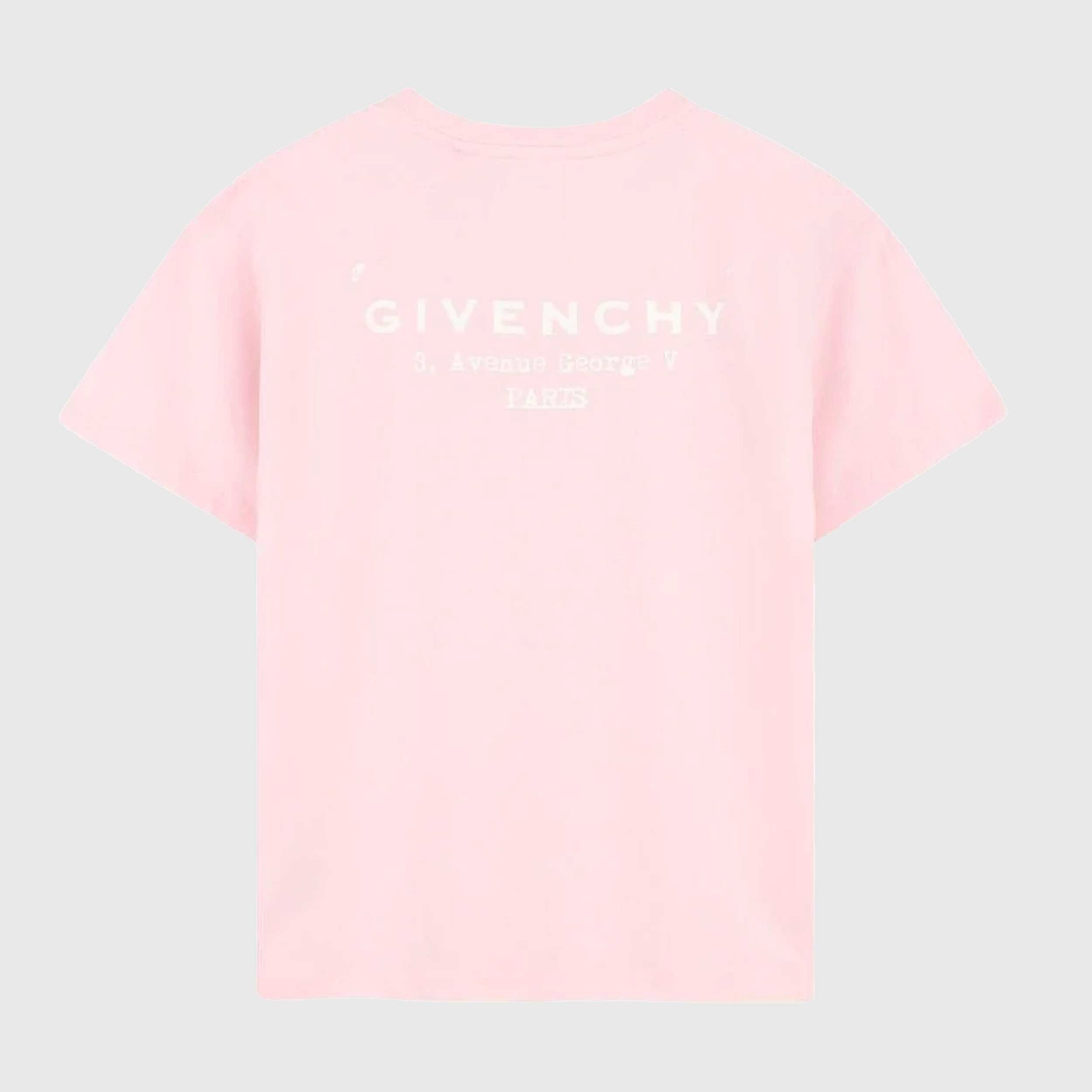 GIVENCHY Pink Crew-Neck T-Shirt