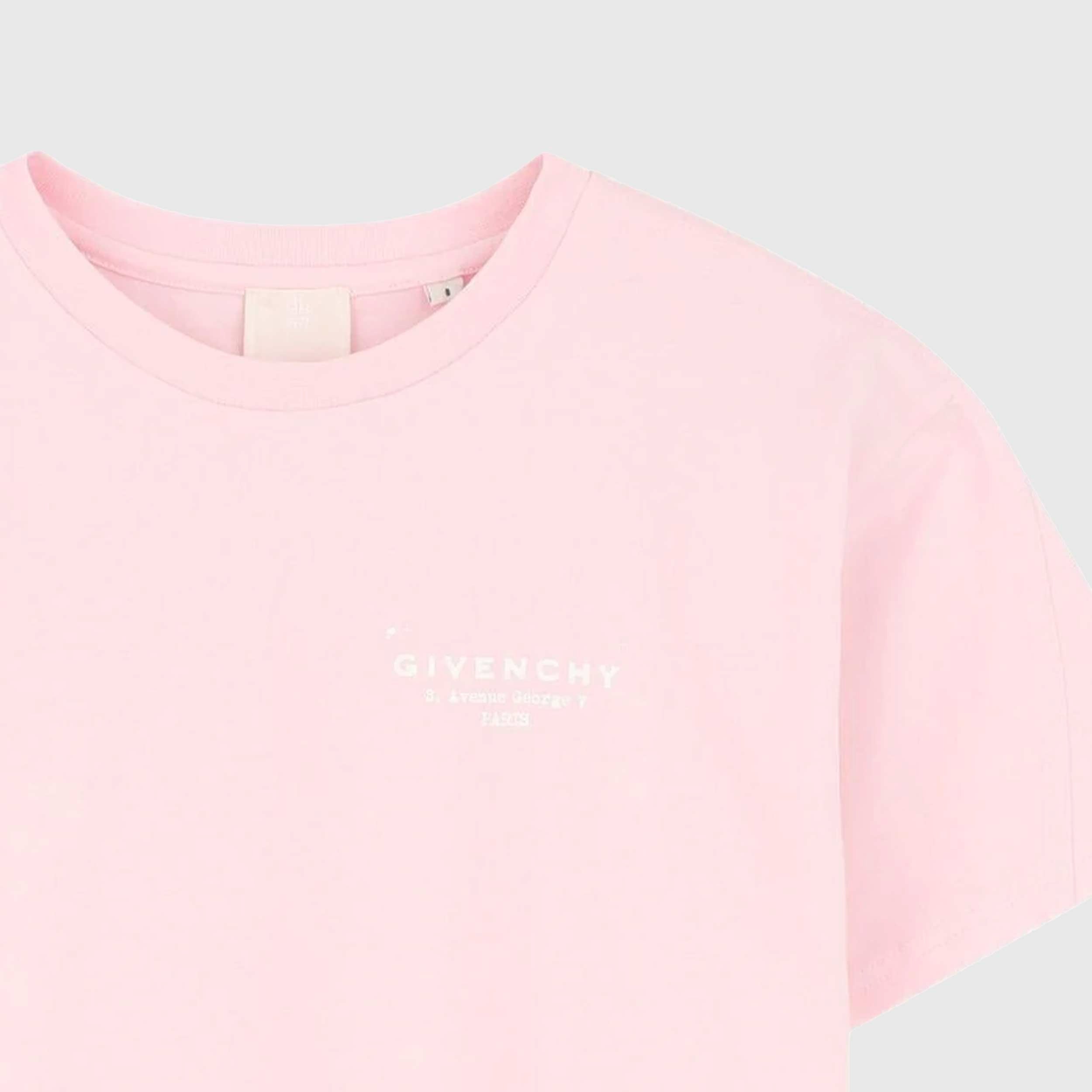 GIVENCHY Pink Crew-Neck T-Shirt