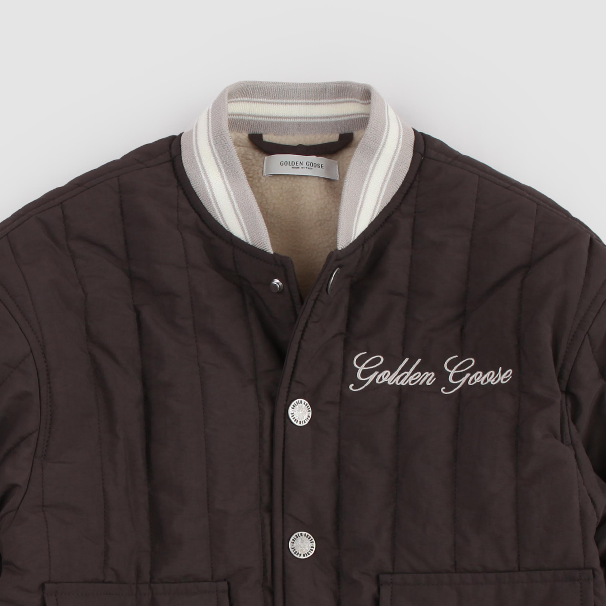Giubbino Trapuntato Marrone con Interno Orsetto By GOLDEN GOOSE