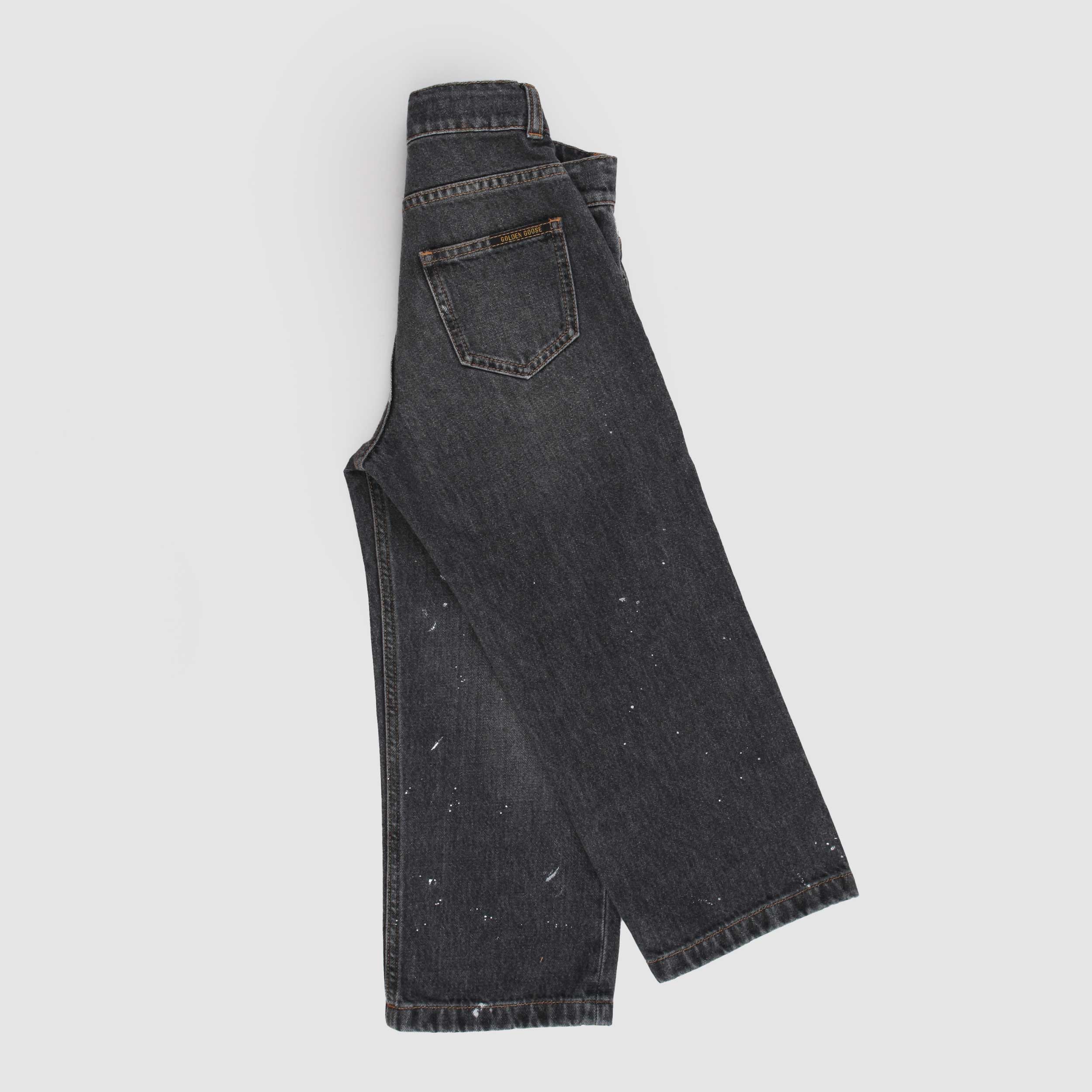 Jeans Grigio Cinque Tasche con Coulisse by GOLDEN GOOSE