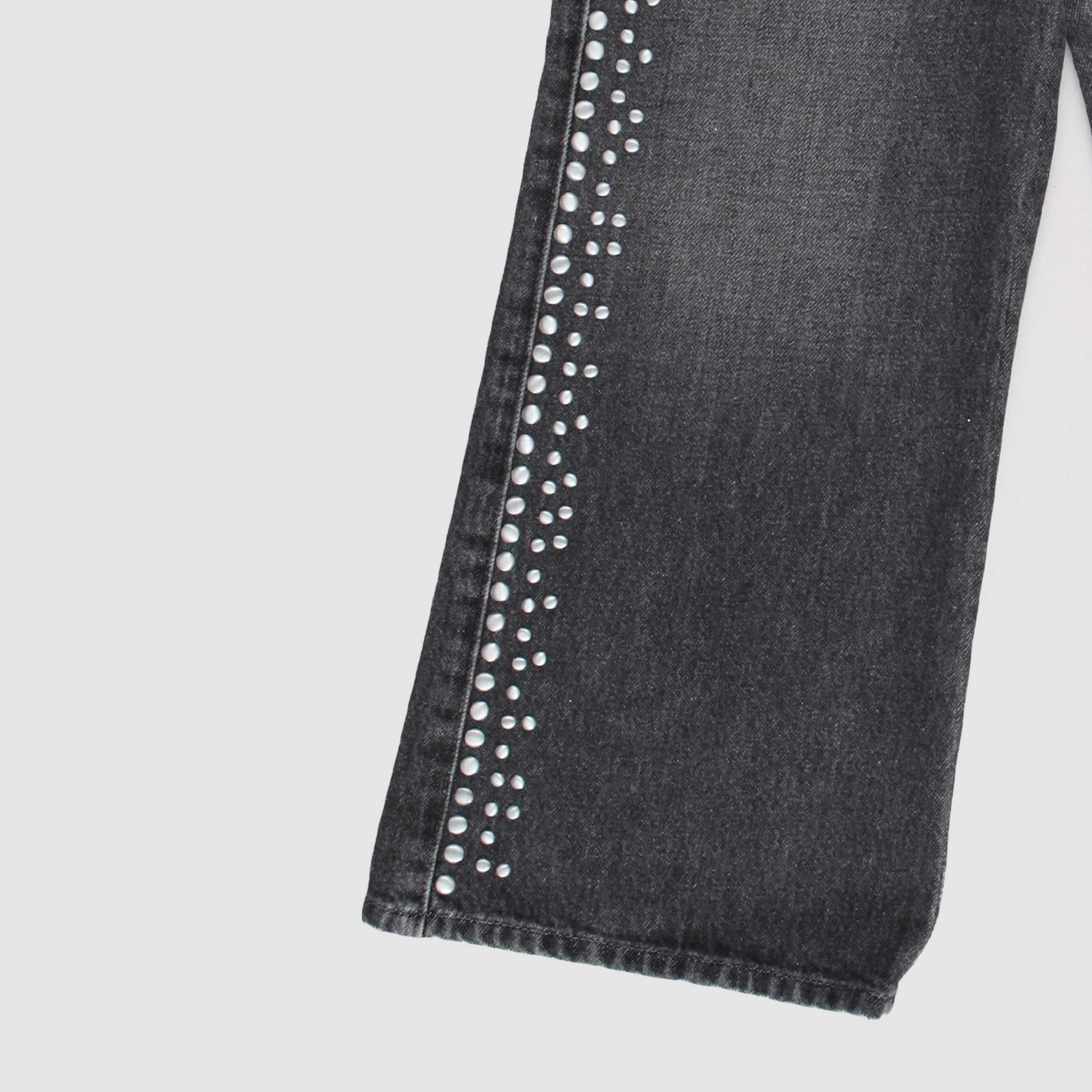 Jeans Nero Cinque Tasche per Bambini by GOLDEN GOOSE