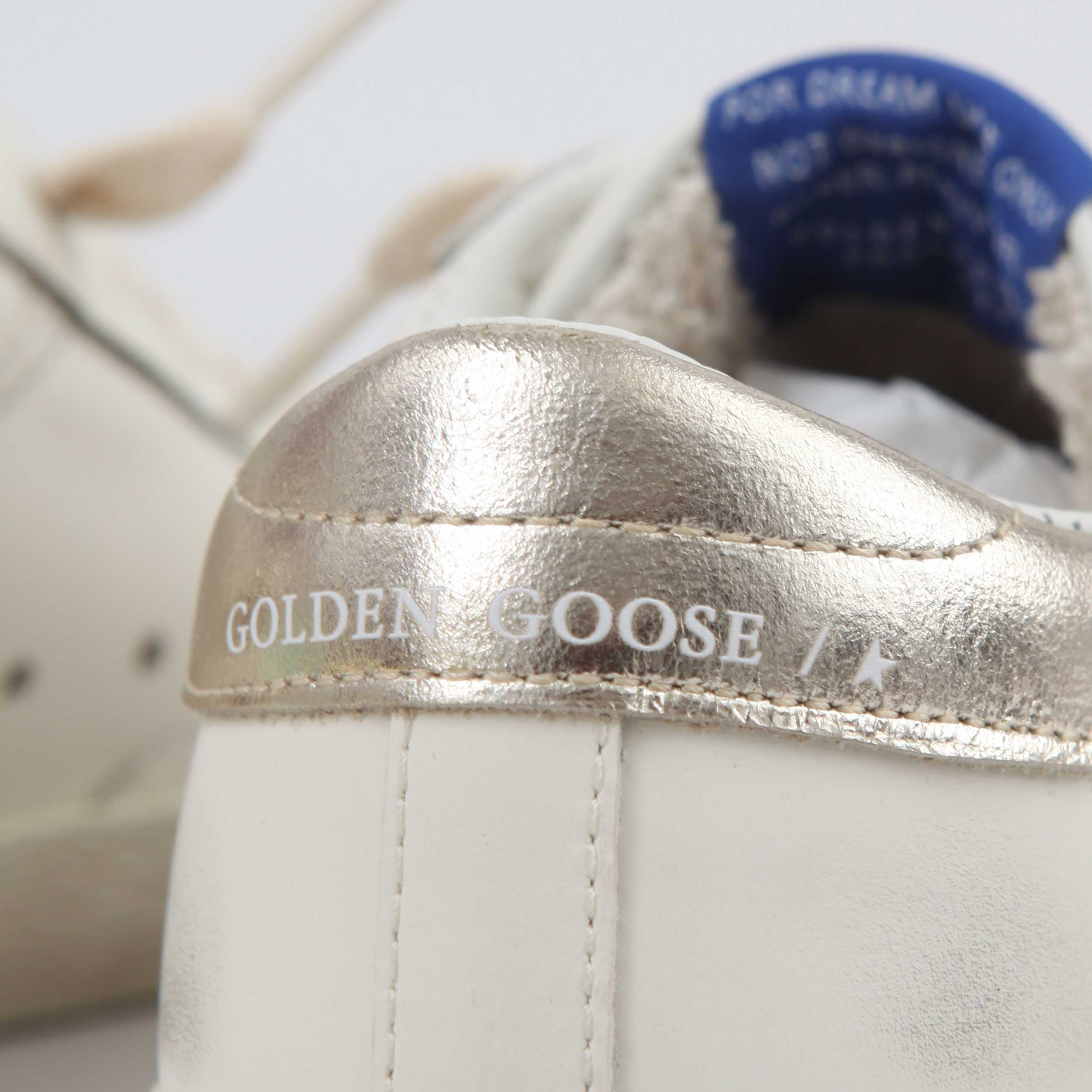 Sneakers Bianche SStar con Stella Rossa Firmate GOLDEN GOOSE