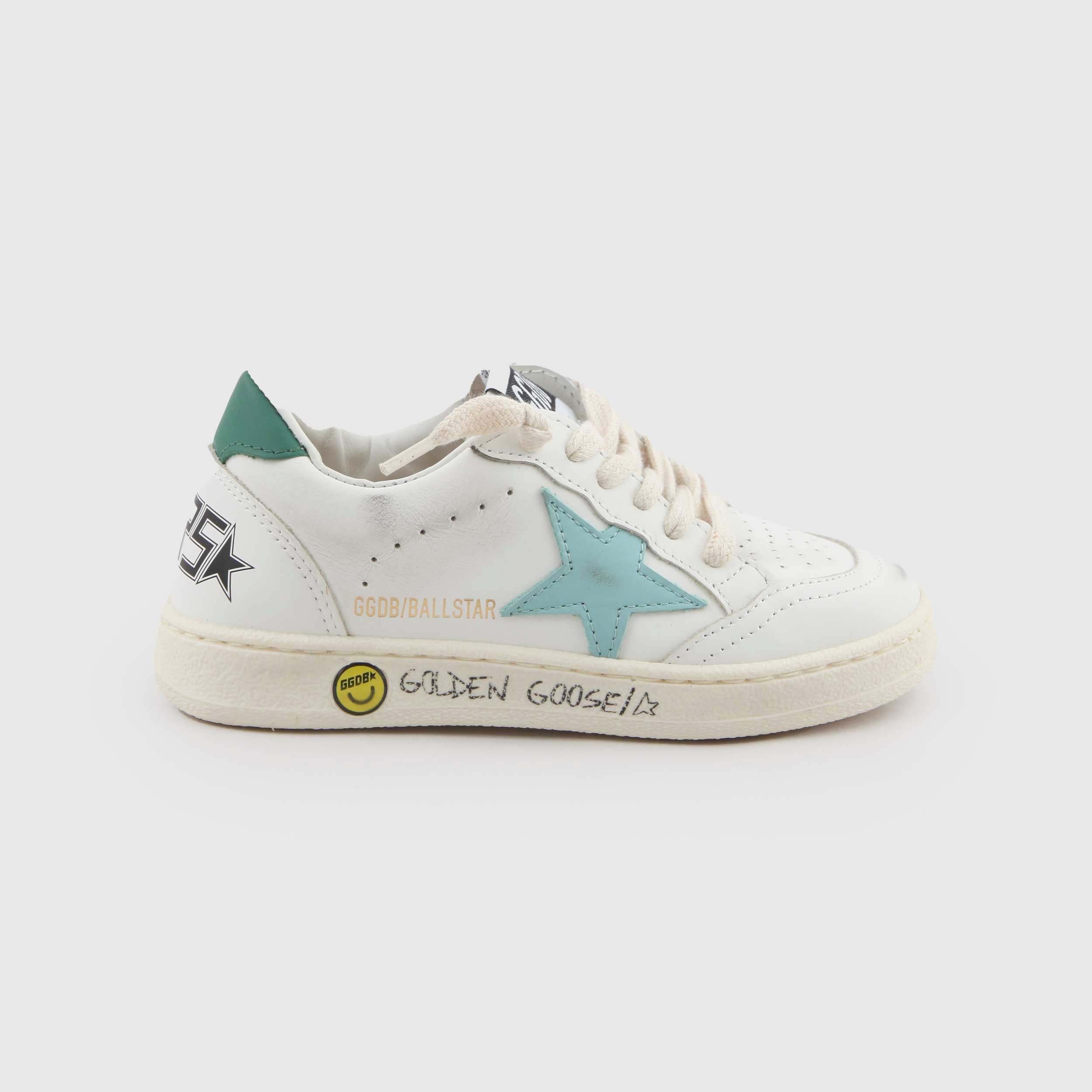 Sneakers Ball Star Junior Bianca By GOLDEN GOOSE