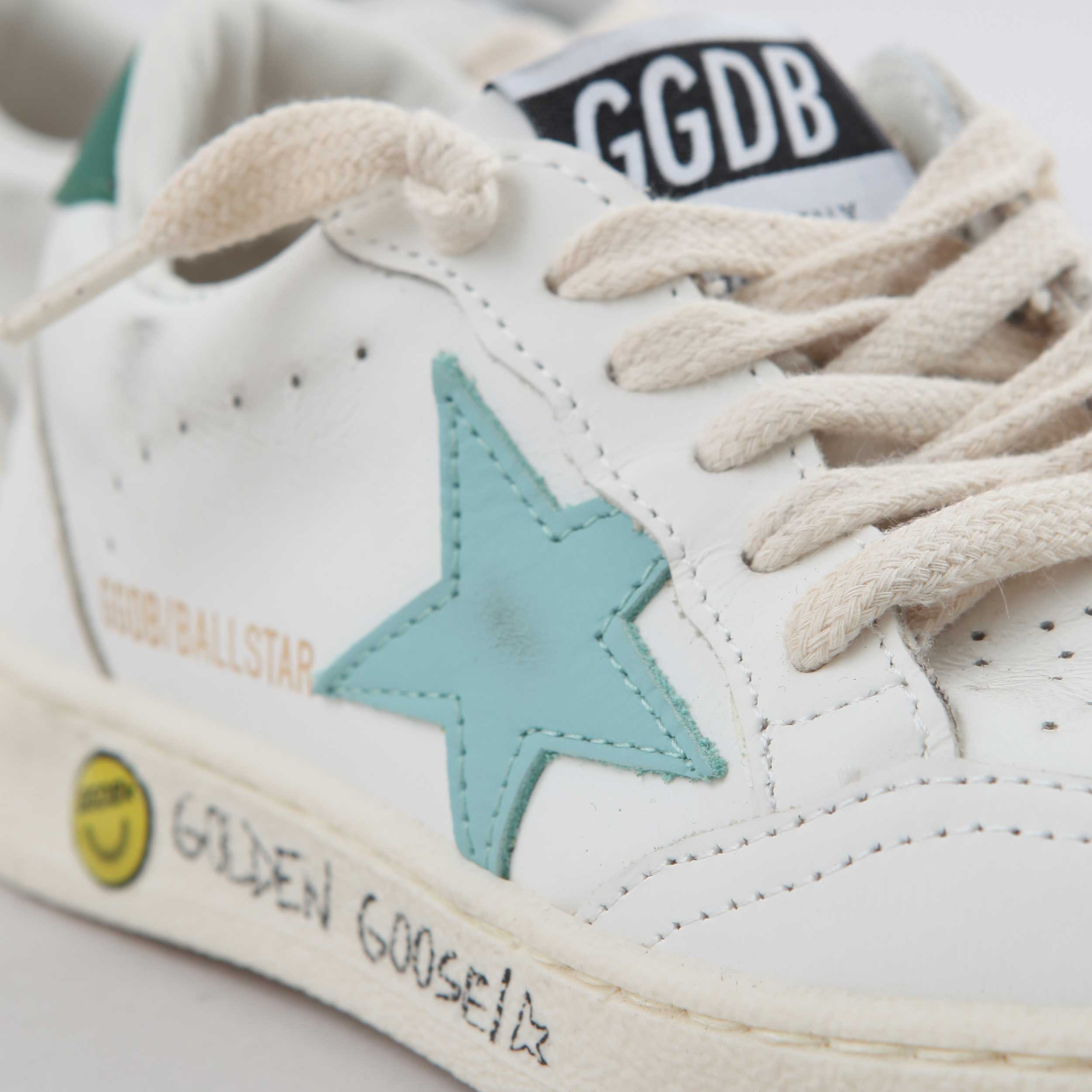 Sneakers Ball Star Junior Bianca By GOLDEN GOOSE