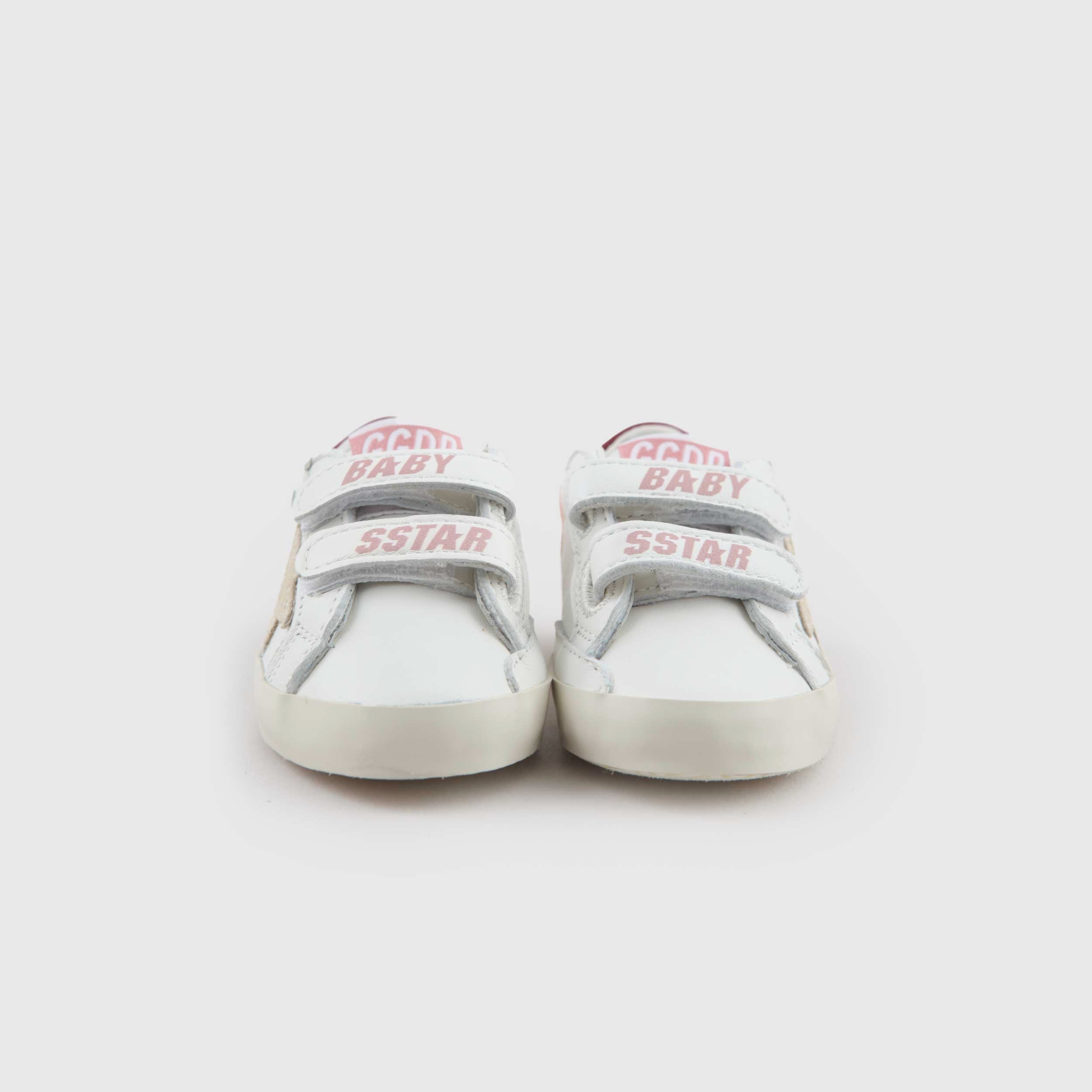 Sneakers Super Star White with Print By GOLDEN GOOSE