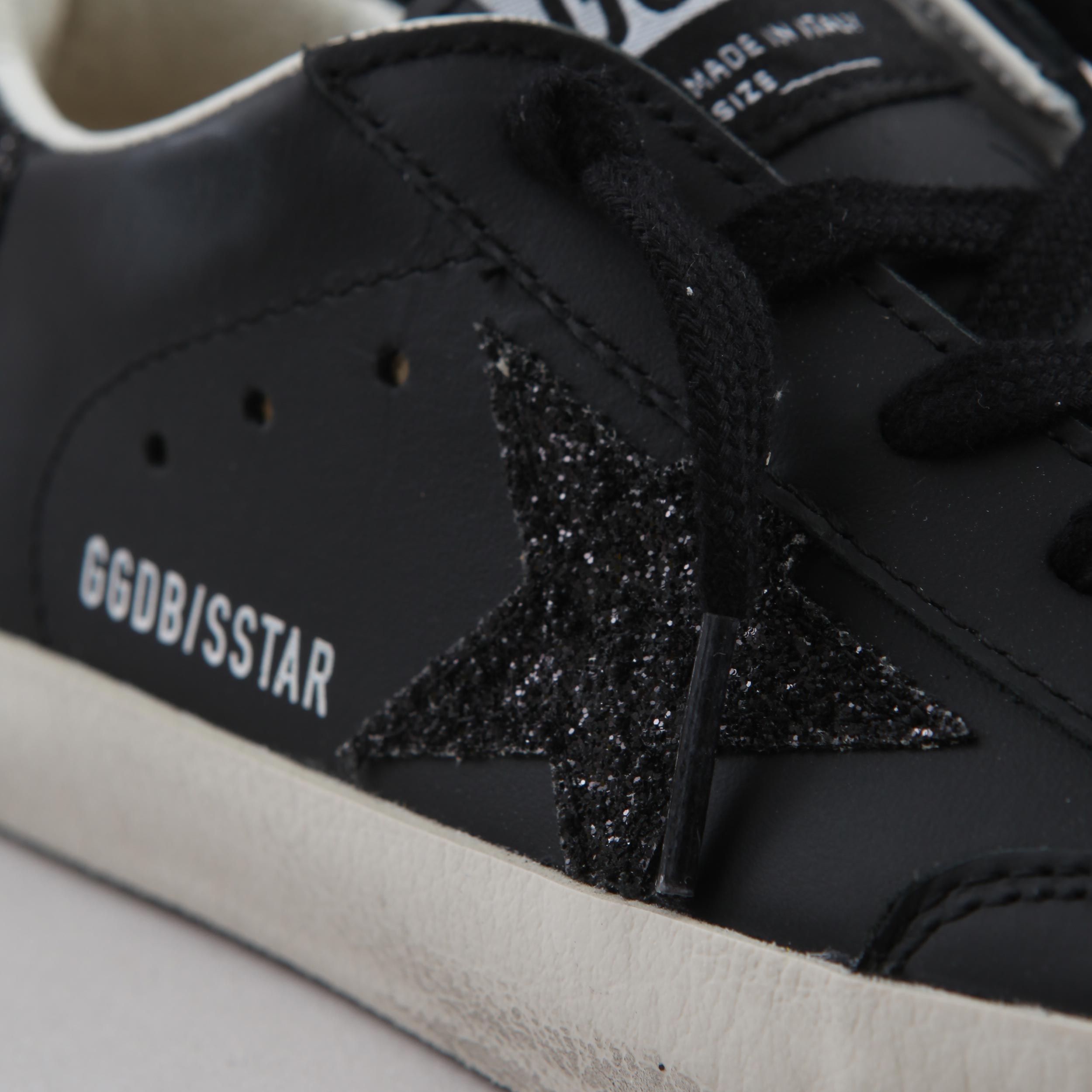 SuperStar Penstar Black Sneakers By GOLDEN GOOSE