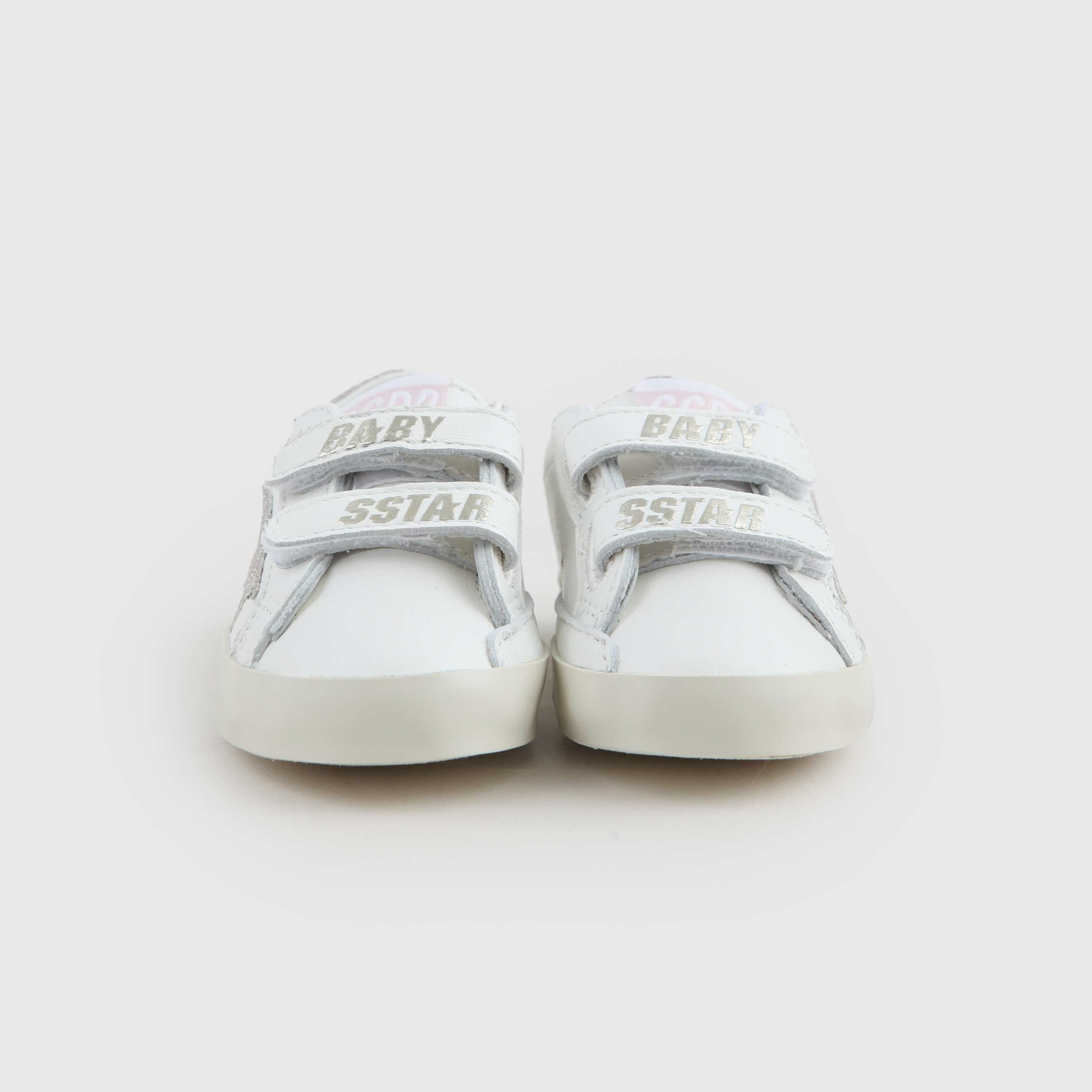 Sneakers Bianche Old School Firmata GOLDEN GOOSE