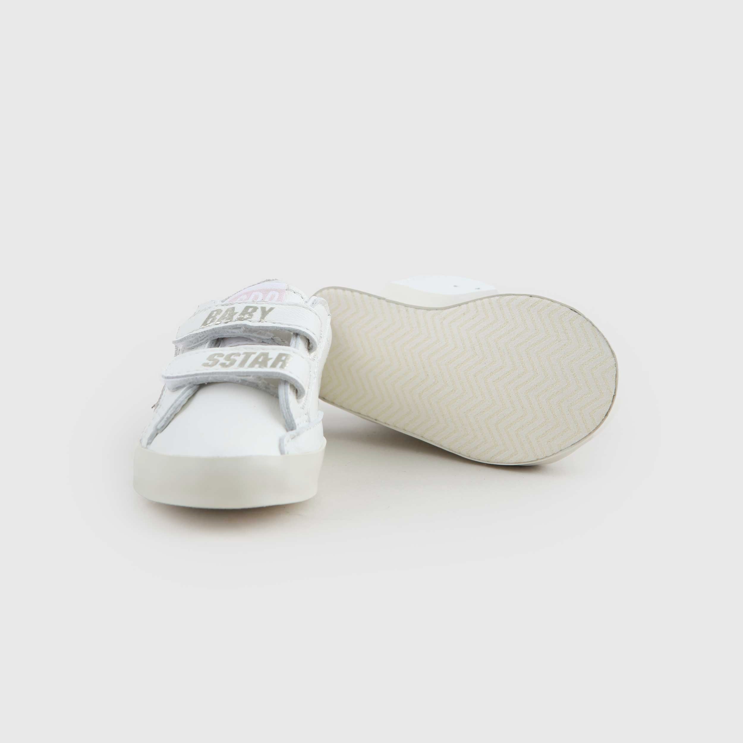 Sneakers Bianche Old School Firmata GOLDEN GOOSE