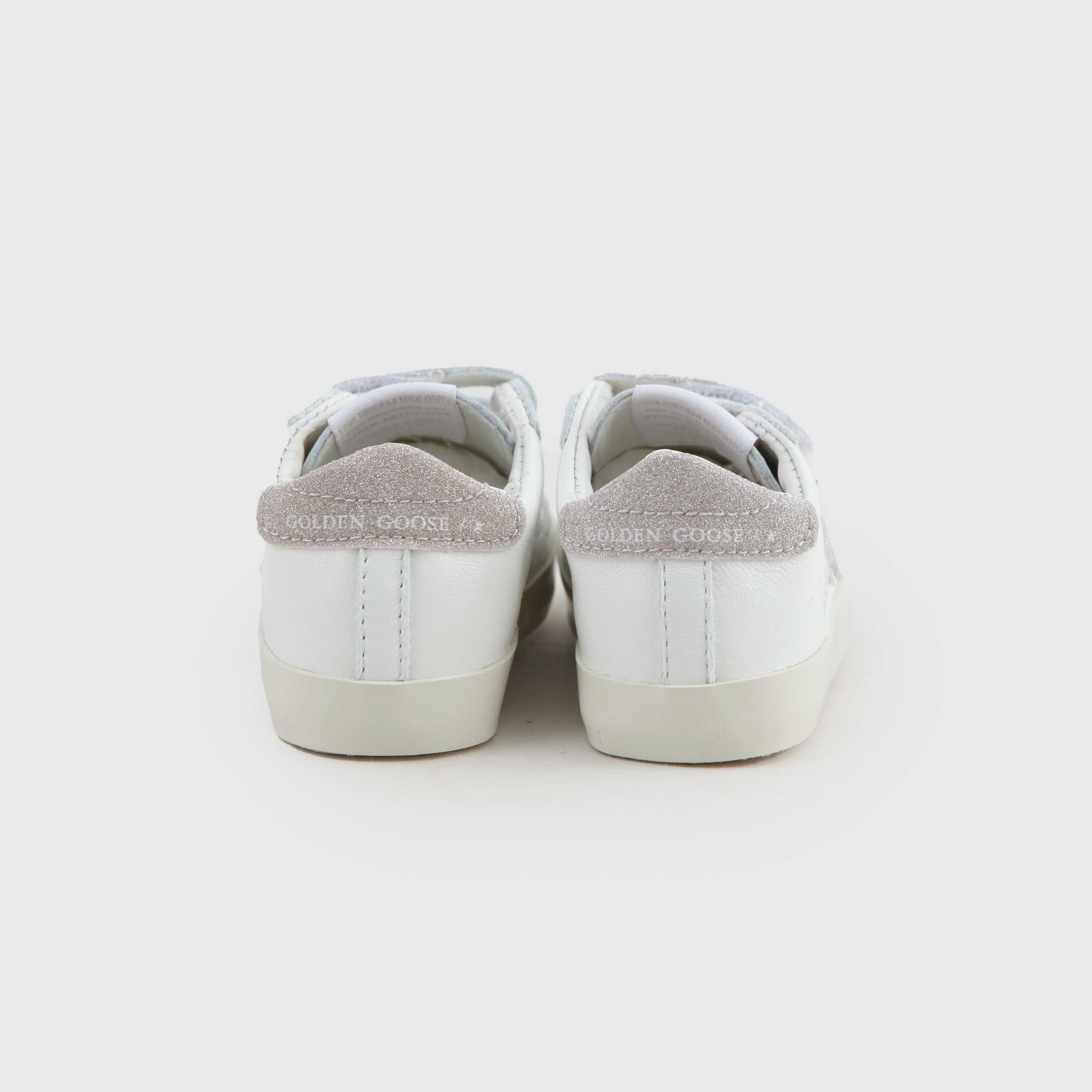 Sneakers Bianche Old School Firmata GOLDEN GOOSE