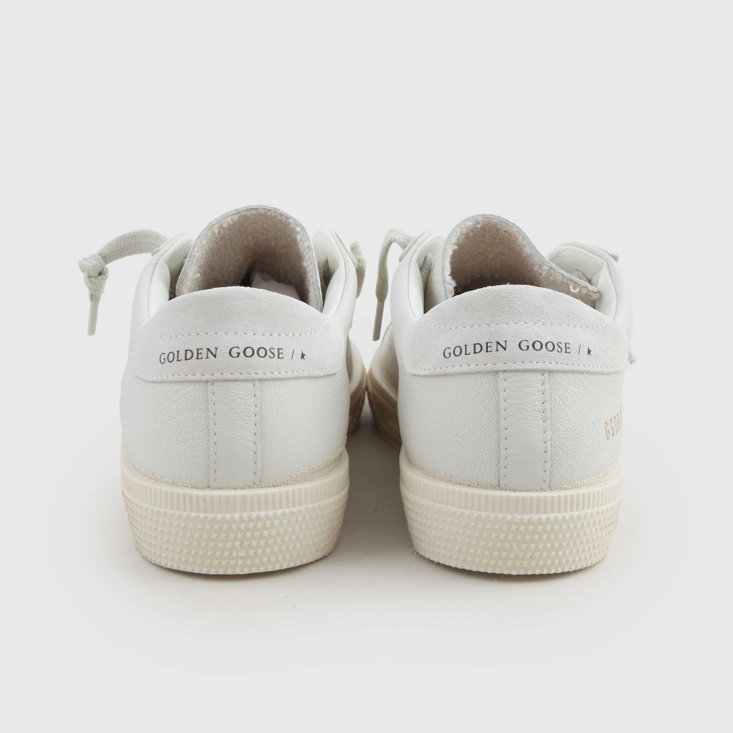 white, gray and beige May sneaker for boys