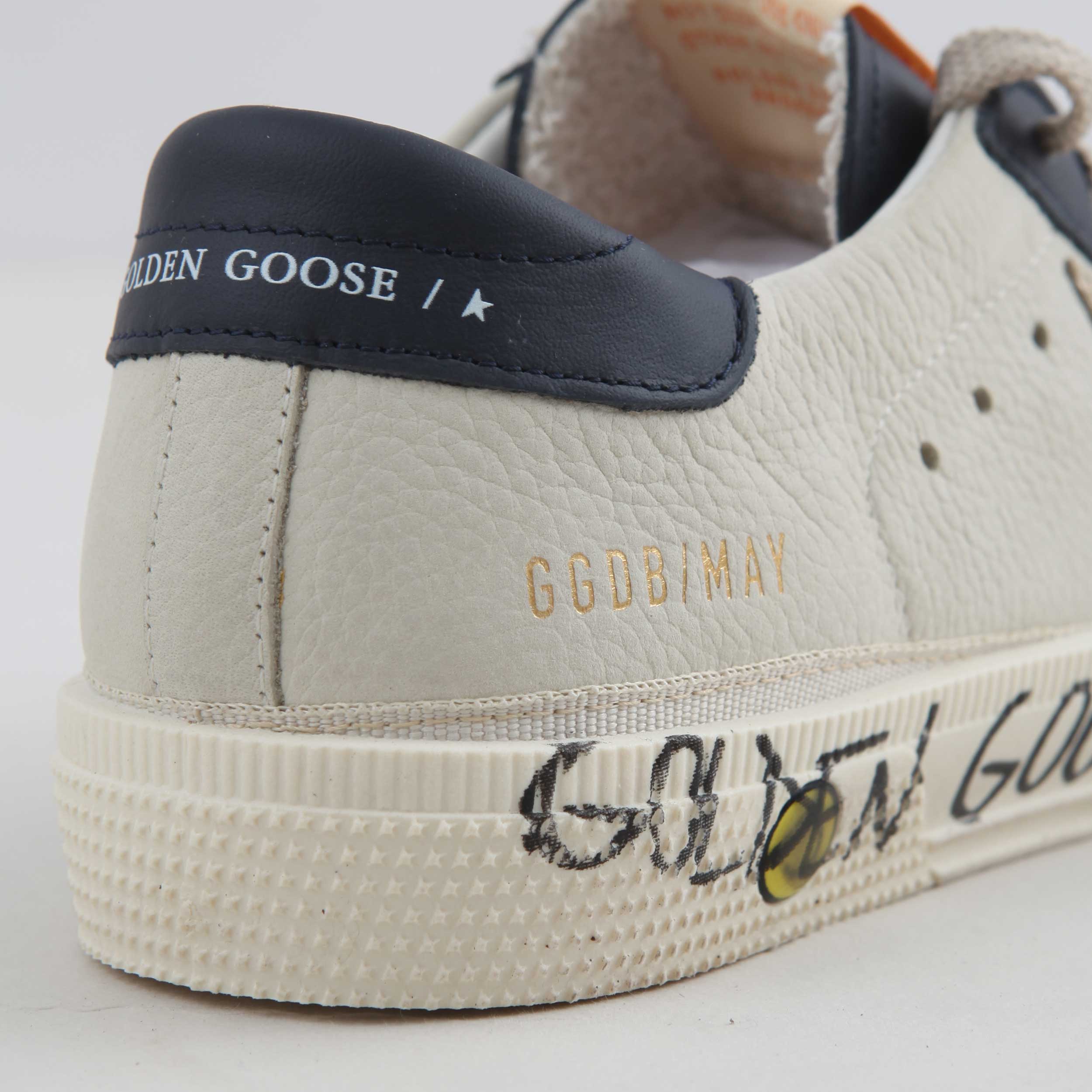 Sneakers May In Nabuk Firmate GOLDEN GOOSE