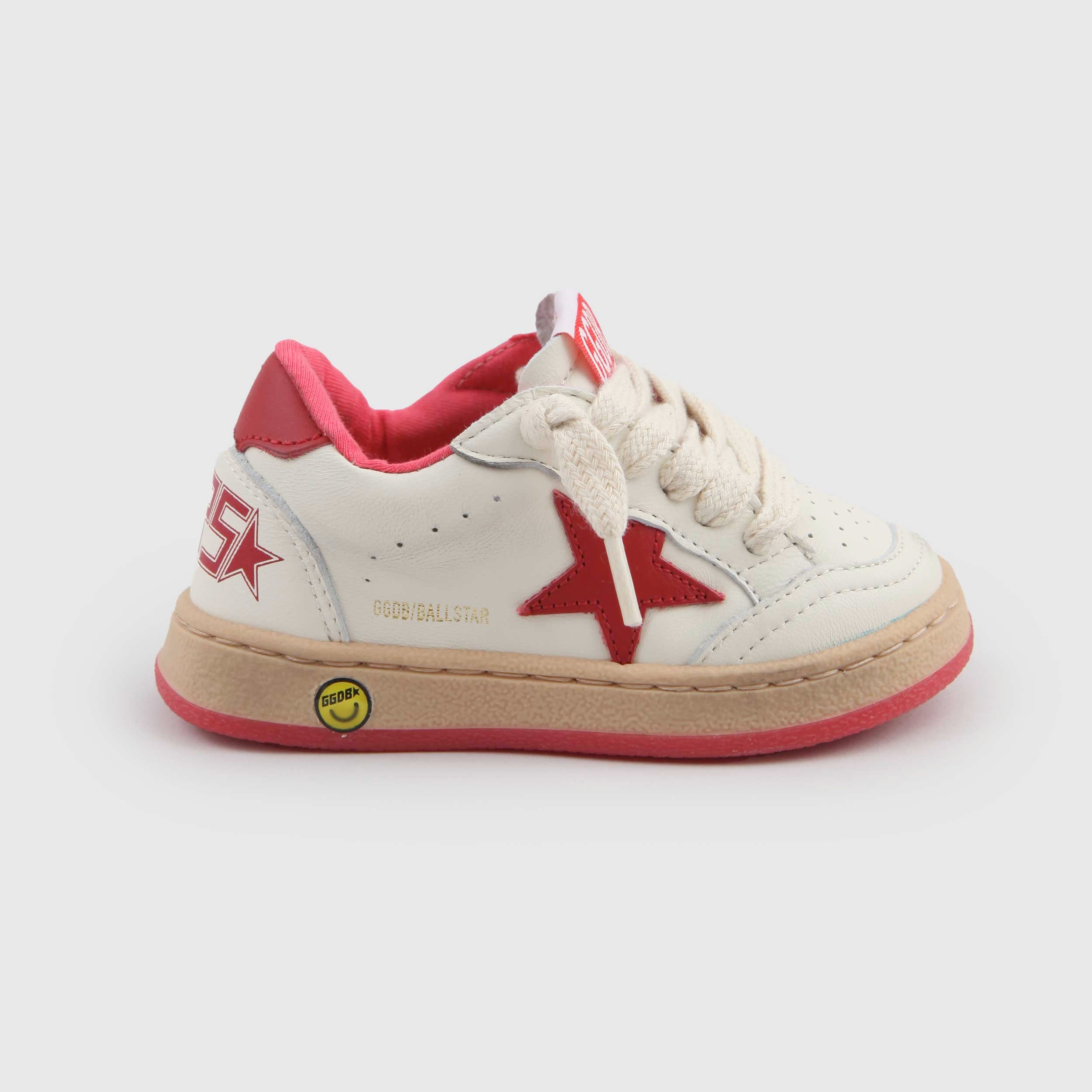 SNEAKER BALL STAR UNISEX BIANCA E ROSSA BAMBINO