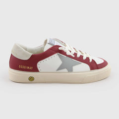 Sneakers May Unisex Bianca e Rossa By GOLDEN GOOSE