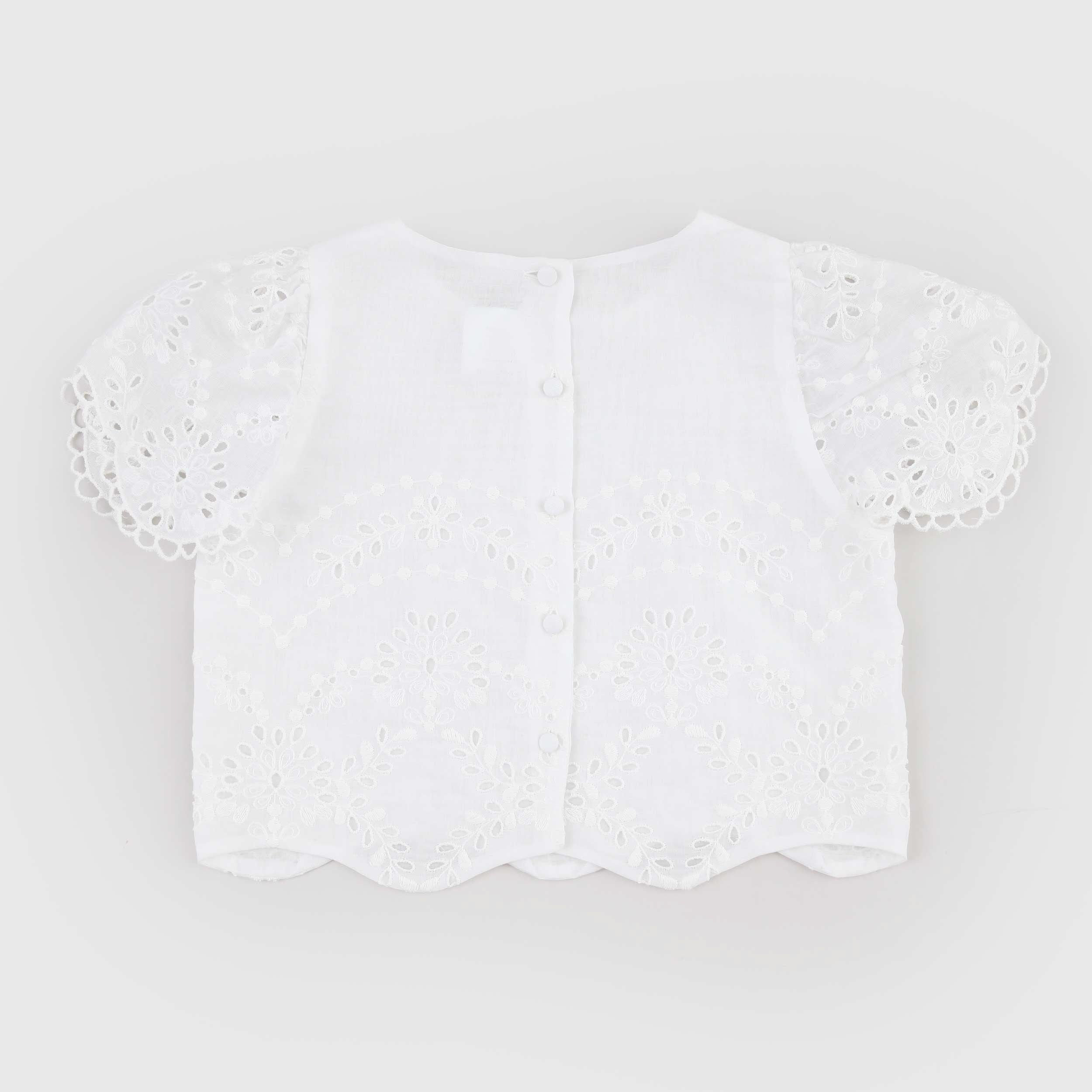 Corpetto con Tessuto Sangallo Firmato JESURUM