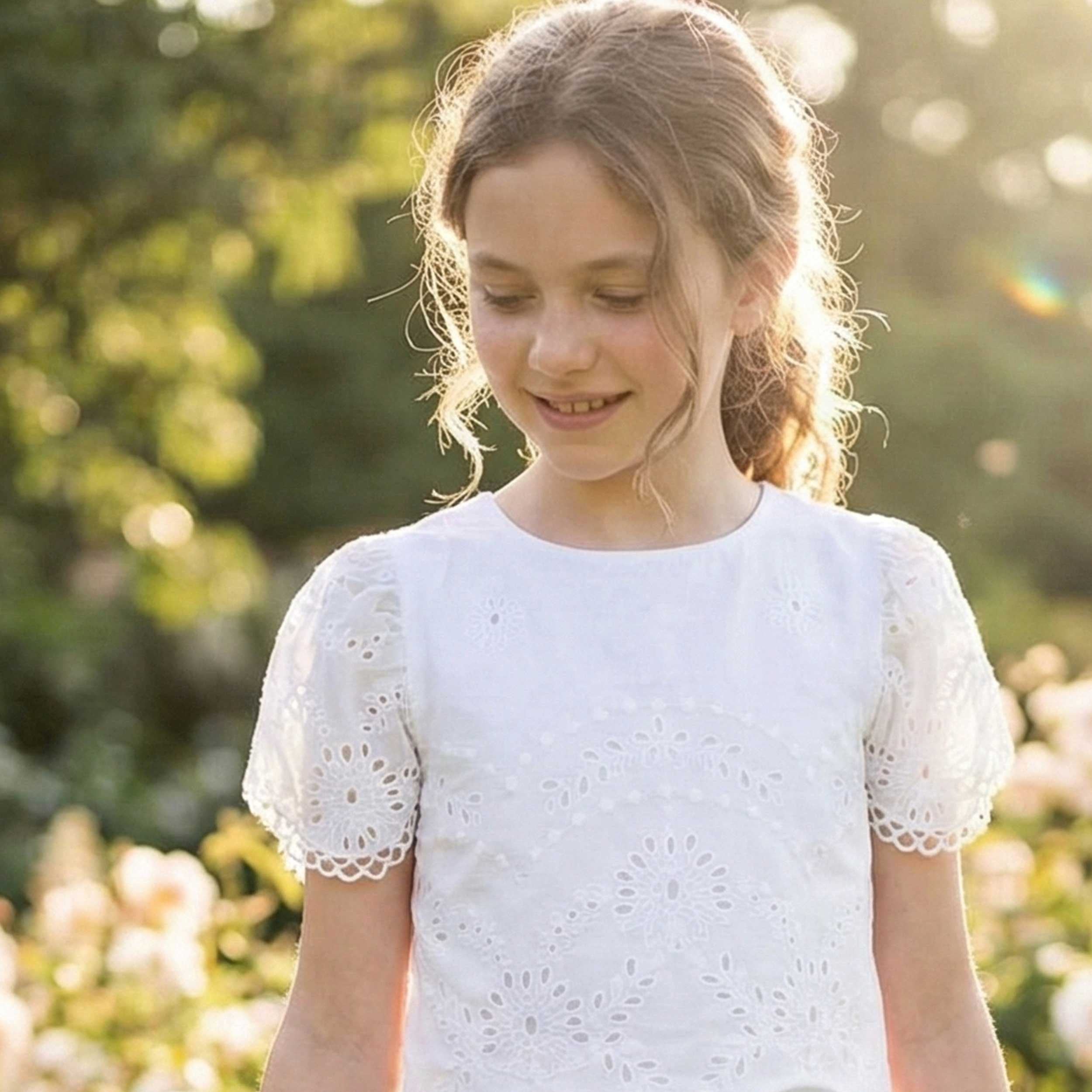 Corpetto con Tessuto Sangallo Firmato JESURUM