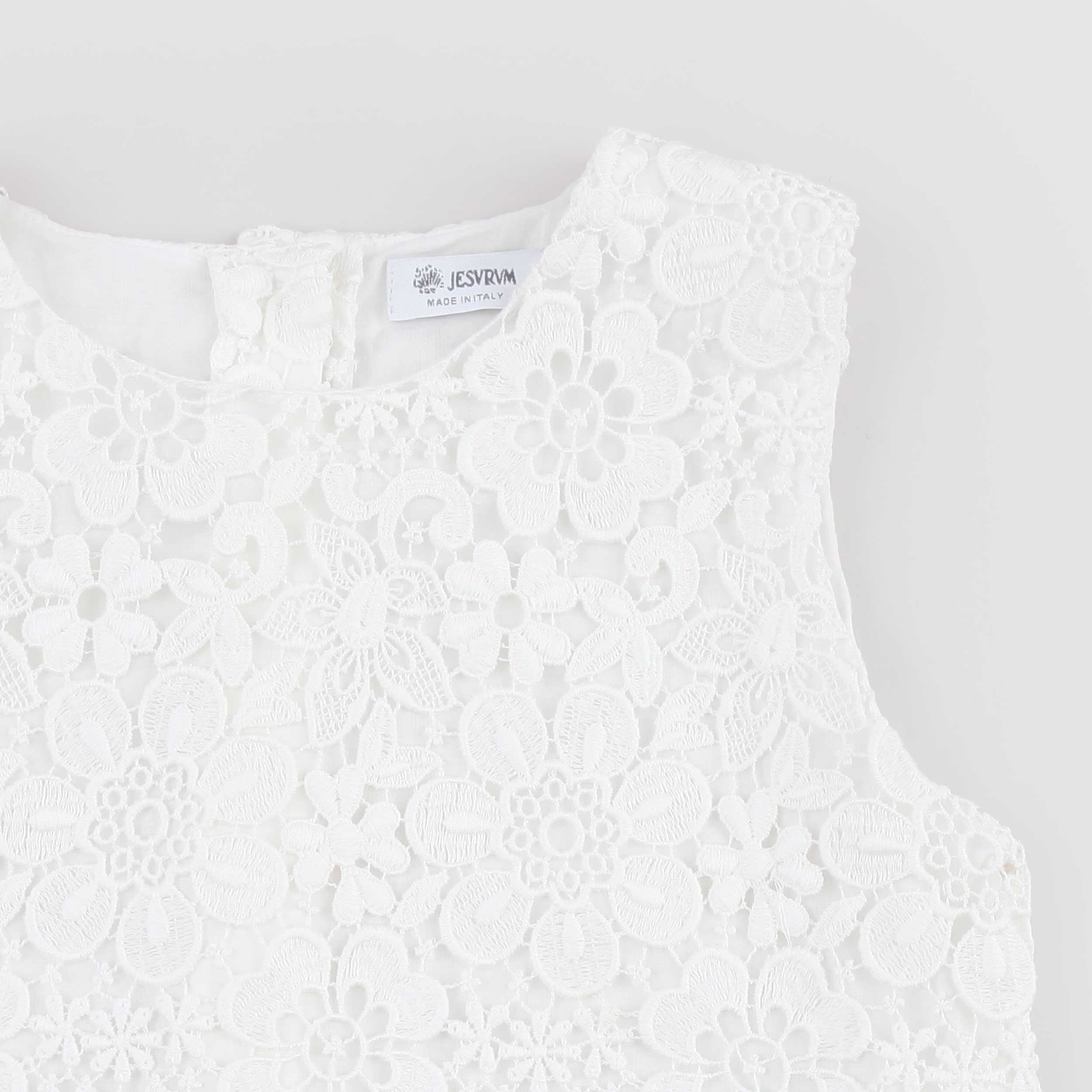 Top Smanicato con Pizzo Firmato JESURUM