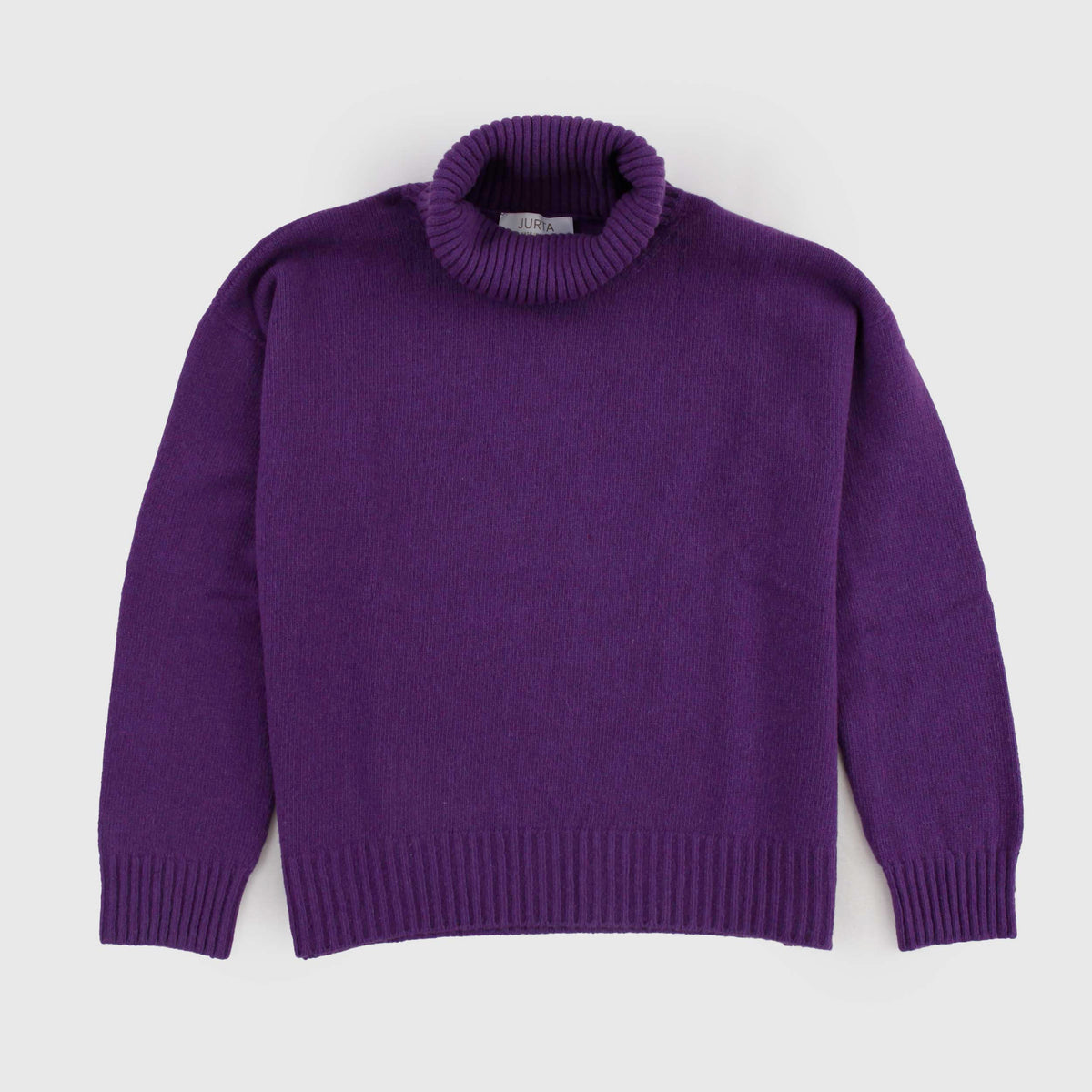 Purple Turtleneck with Ribbed Processing for Jurta Boys